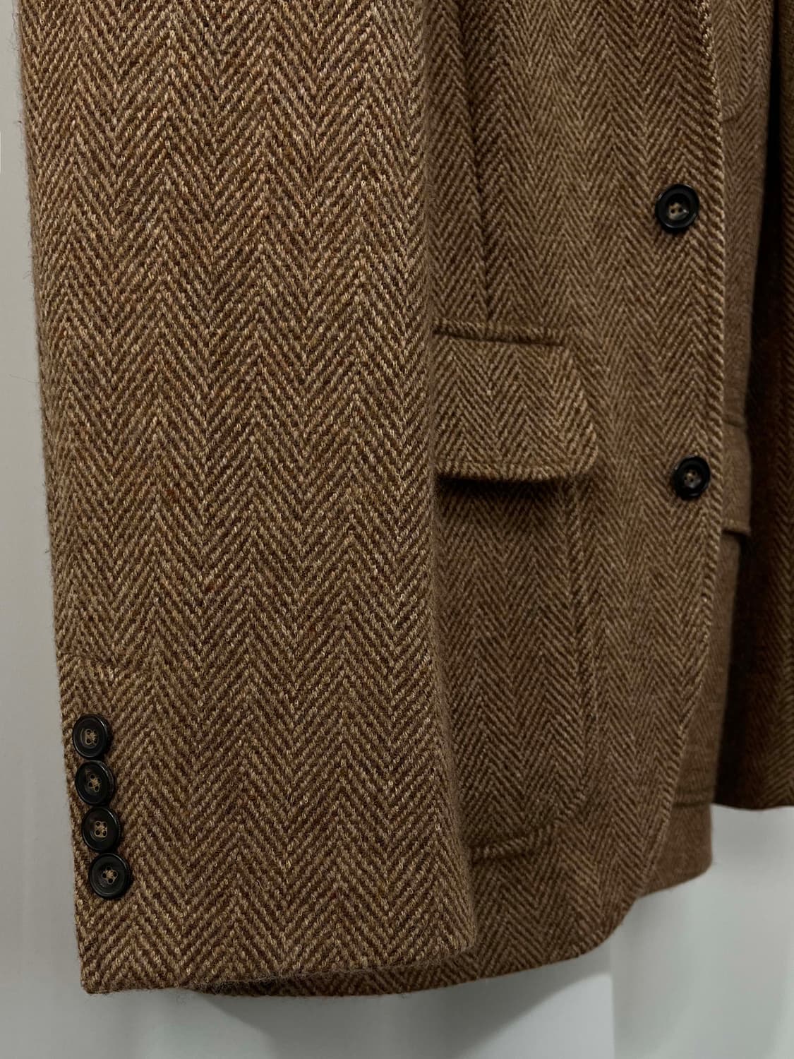 폴로 랄프로렌 브라운 울 헤링본 스포츠 코트 자켓 상품이미지6