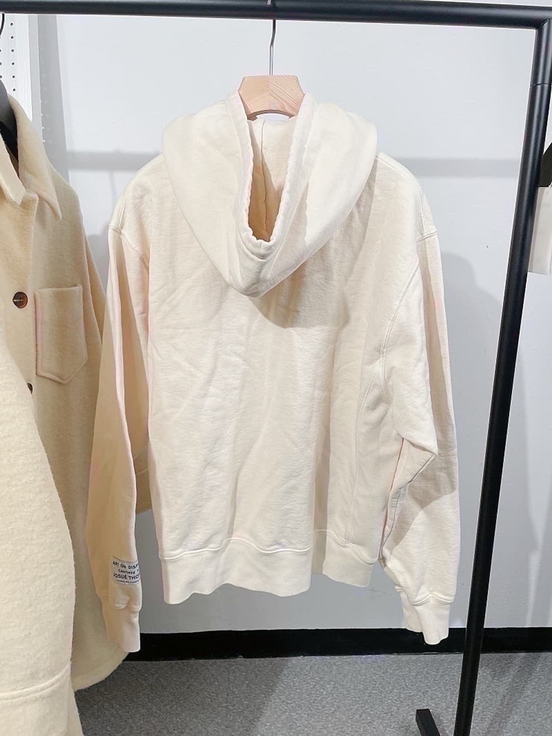 (정품/새상품) 갤러리 디파트먼트 퍽드 업 로고 화이트 후드 상품이미지4