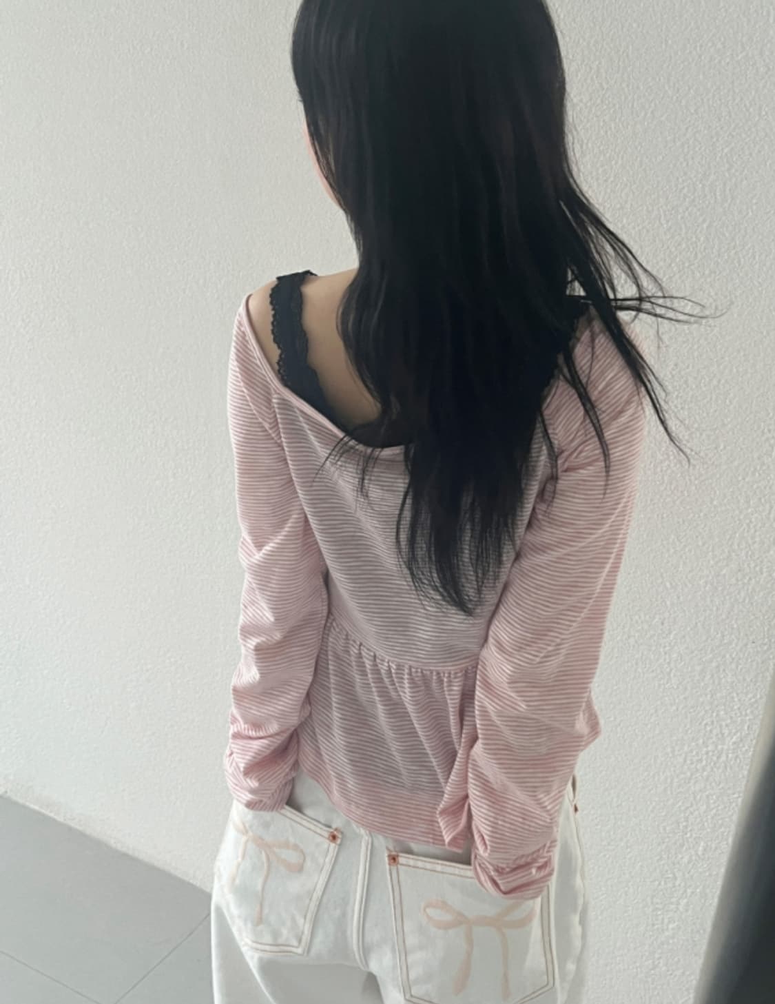 김아홉 시스터 ST 무드 가디건 핑크 미개봉 새상품 상품이미지3