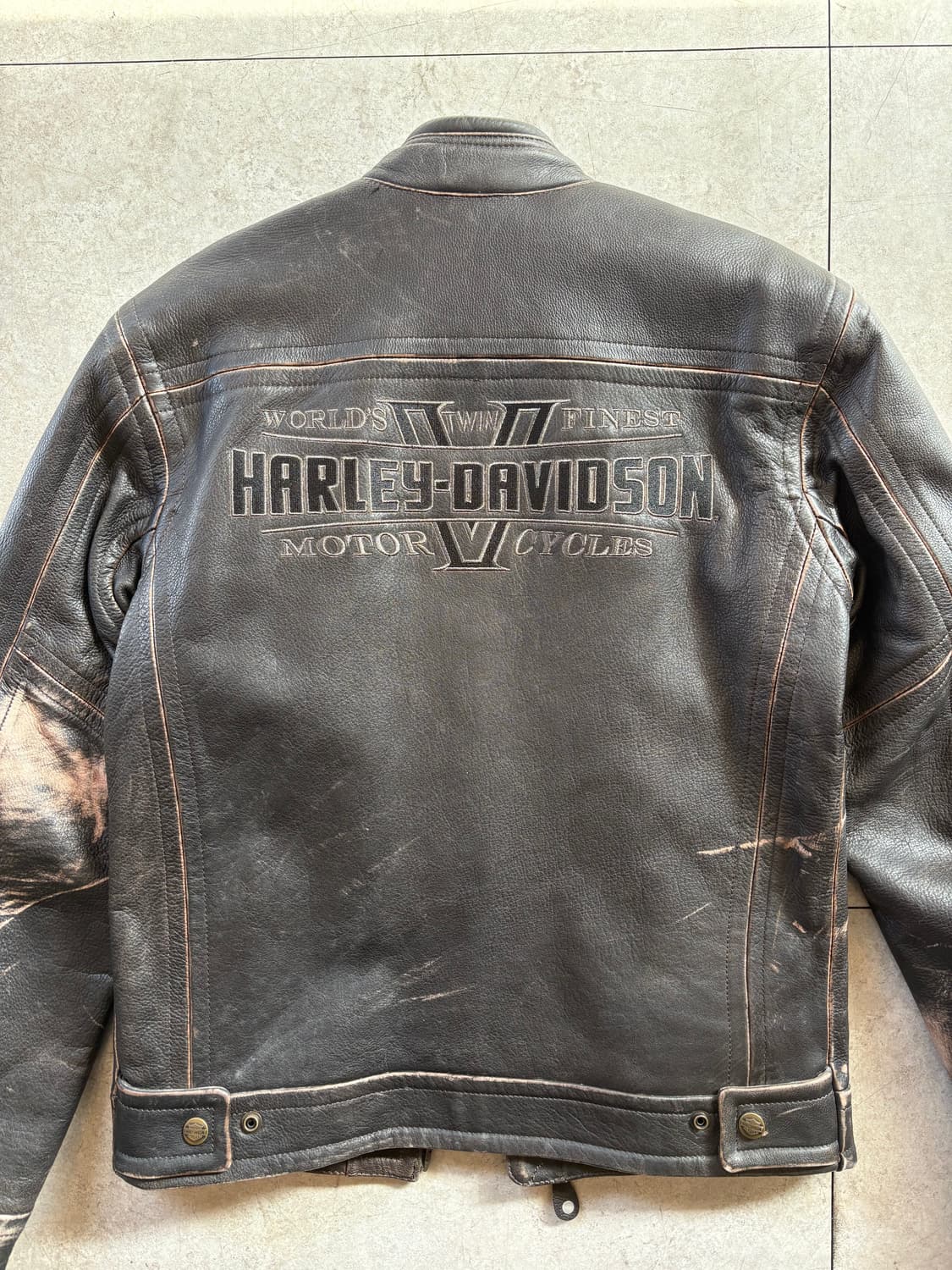 Harley davidson 할리 데이비슨 가죽 자켓 상품이미지7