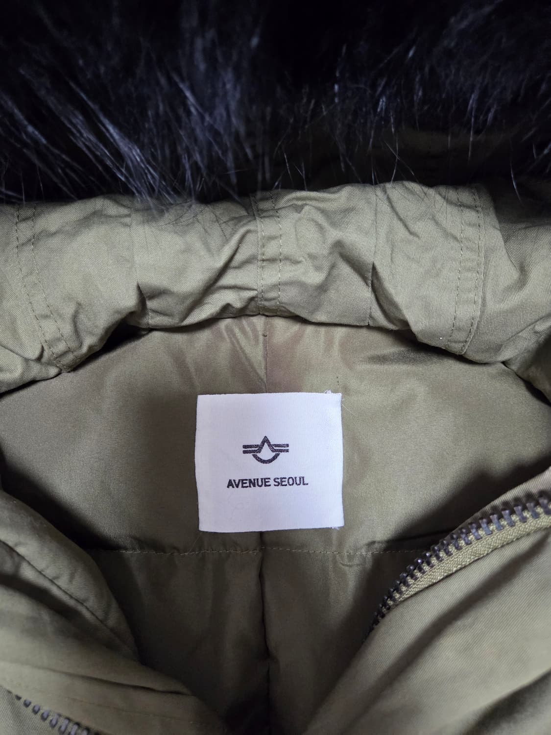 에비뉴서울 라쿤퍼 다운 야상 상품이미지5