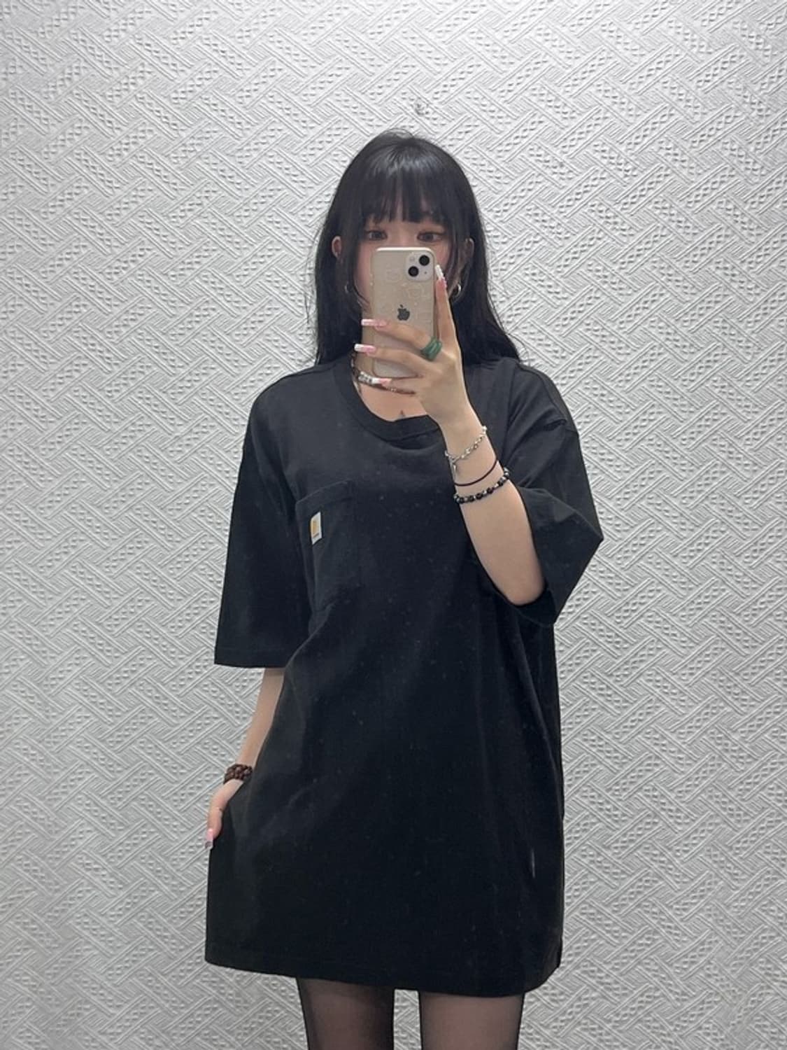 칼하트 빈티지 모던 캐주얼 오버핏 포켓 반팔티 XL C12174 상품이미지2
