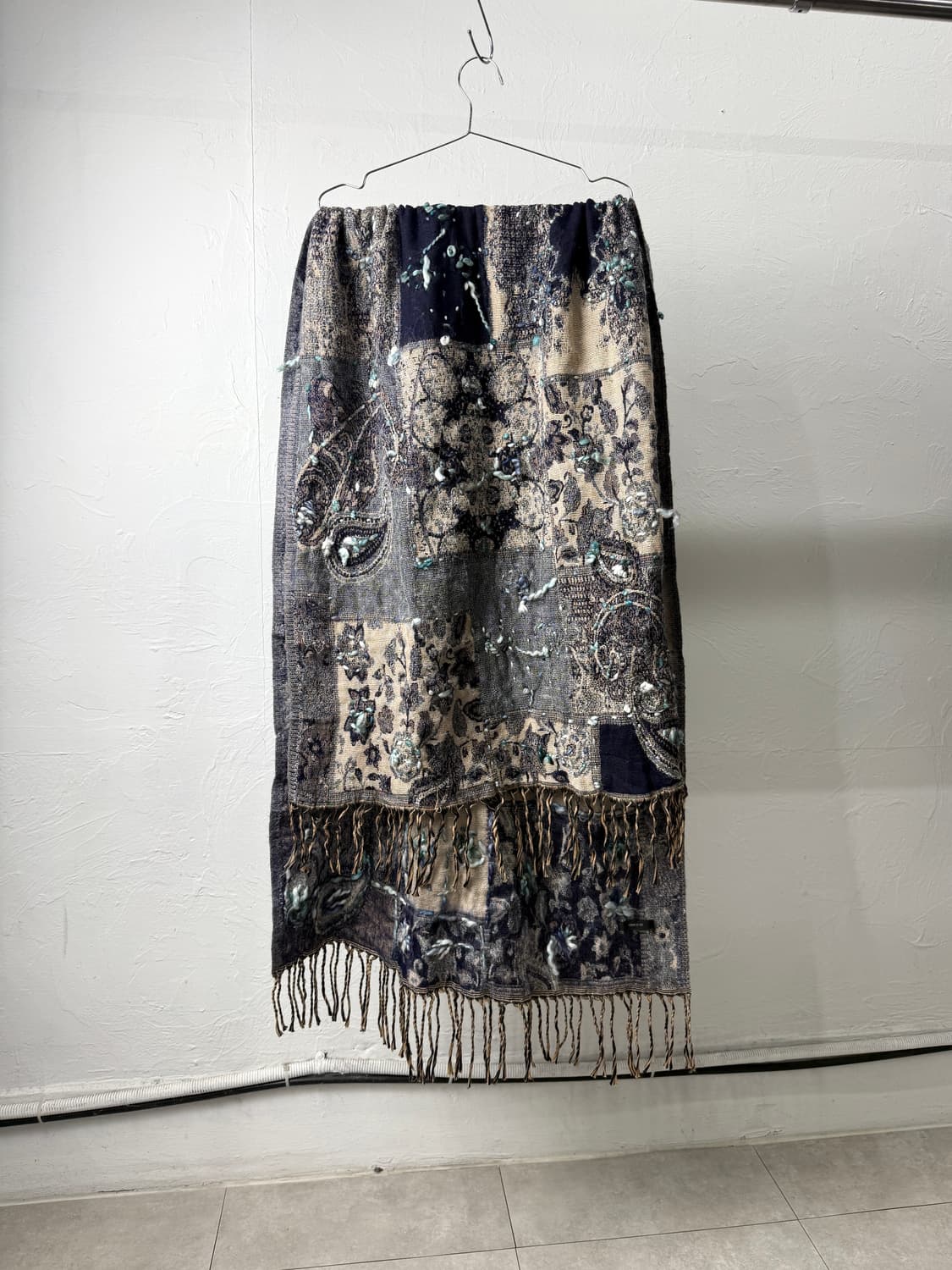 콤 사 이즘 패치워크 스톨 머플러 상품이미지5