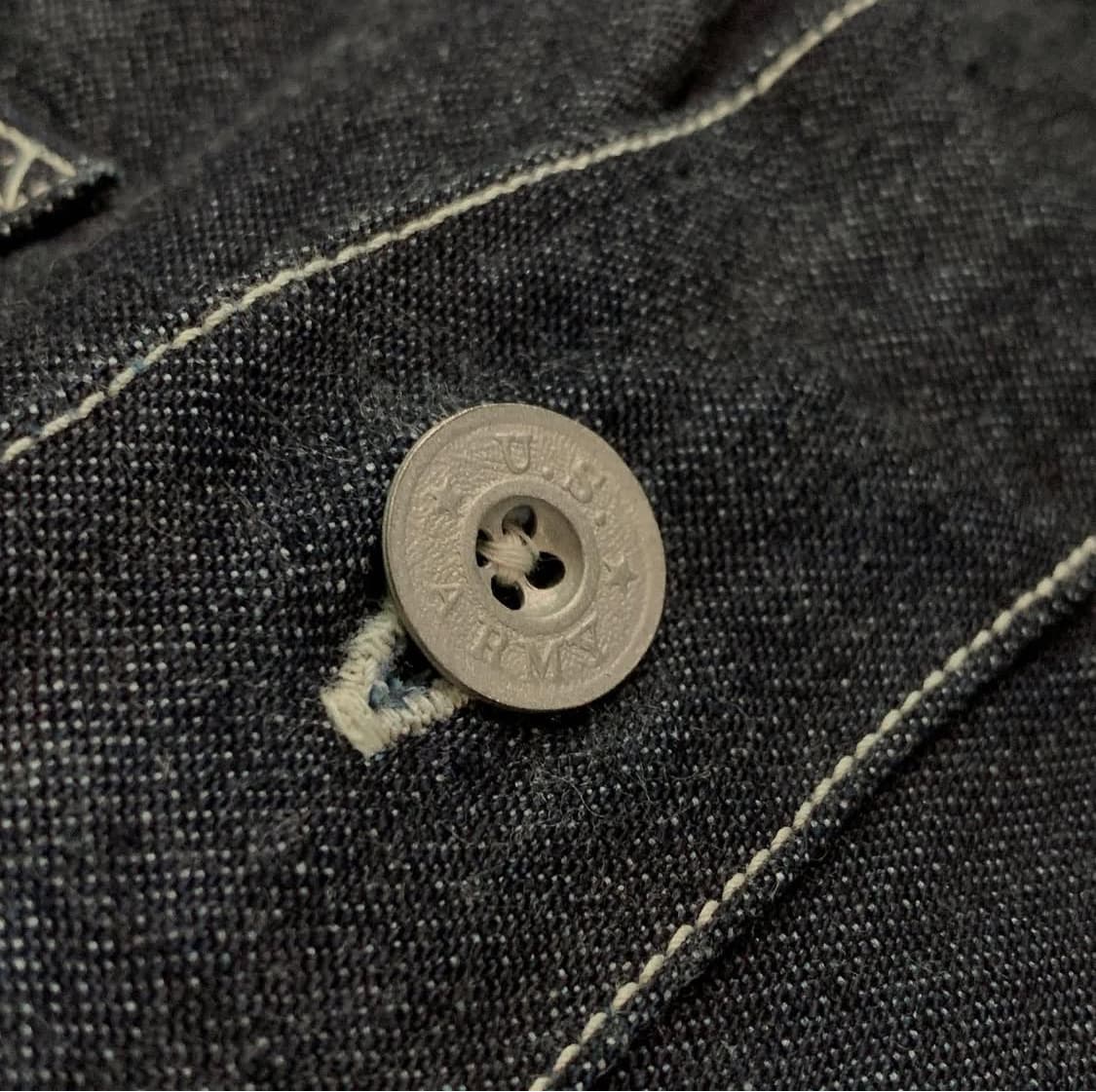 리얼맥코이 유에스 아미 엠 1937 블루데님  워크셔츠 상품이미지5