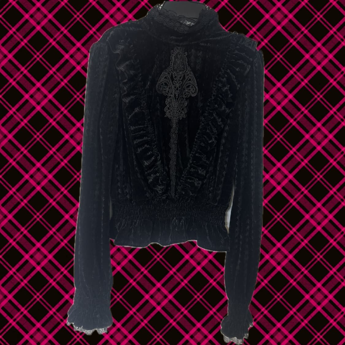 PUNK RAVE 고딕풍 고스로리 블라우스 상품이미지1