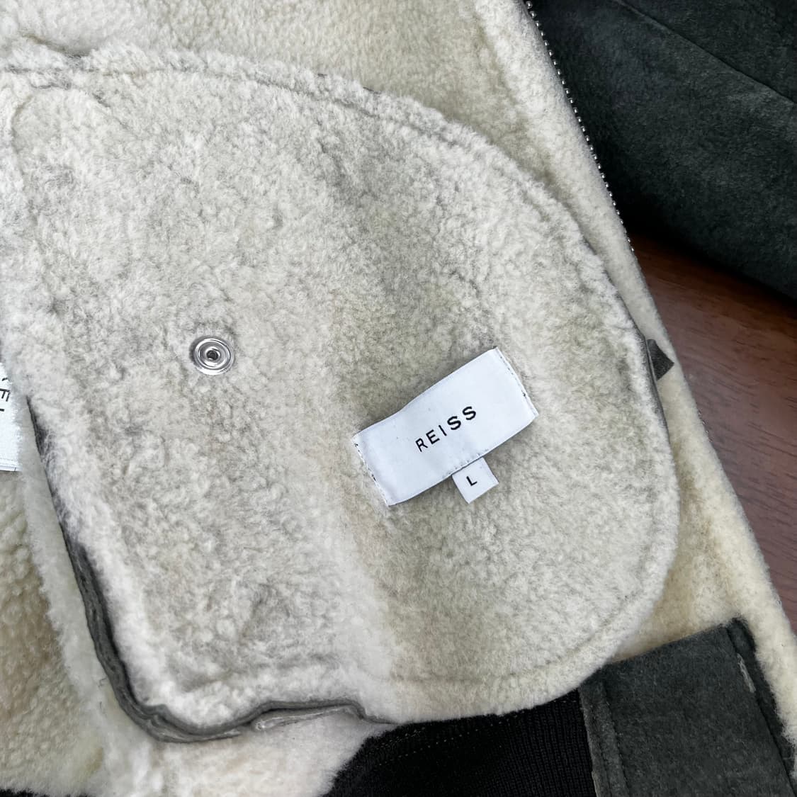 REISS 리스 양가죽 무스탕 L 상품이미지7