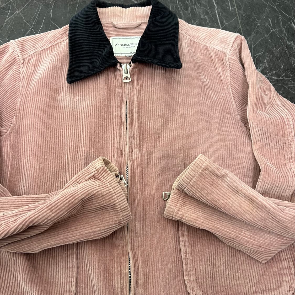 앤더슨벨 올리버 코듀로이 집업 자켓 인디핑크 상품이미지10