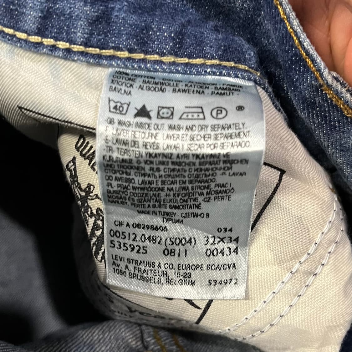 00s 리바이스512 슬림 부츠컷 (32“) 상품이미지7