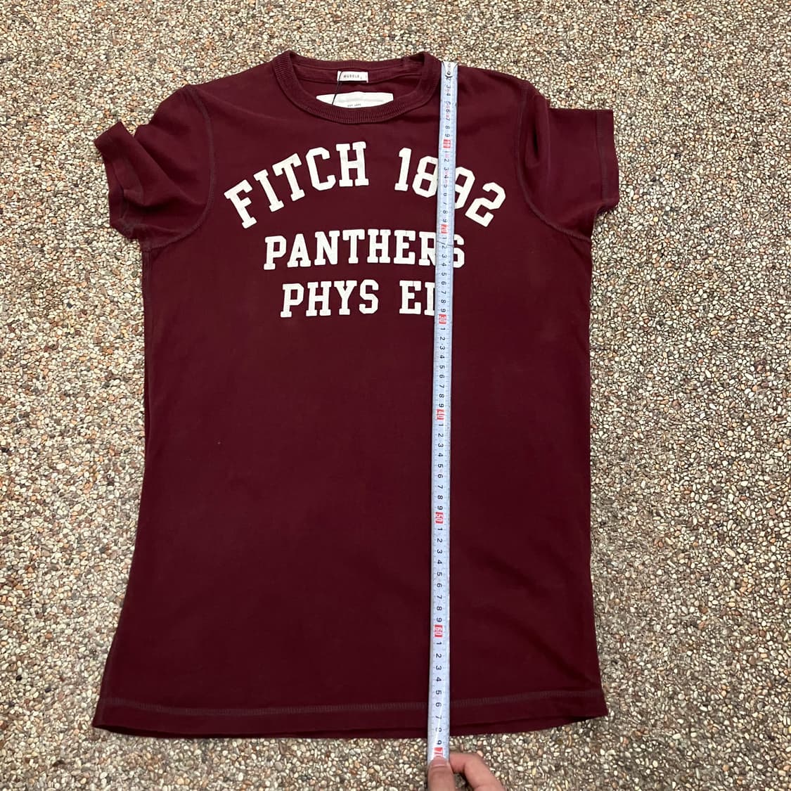 183 아베크롬비 반팔 버건디 상품이미지5