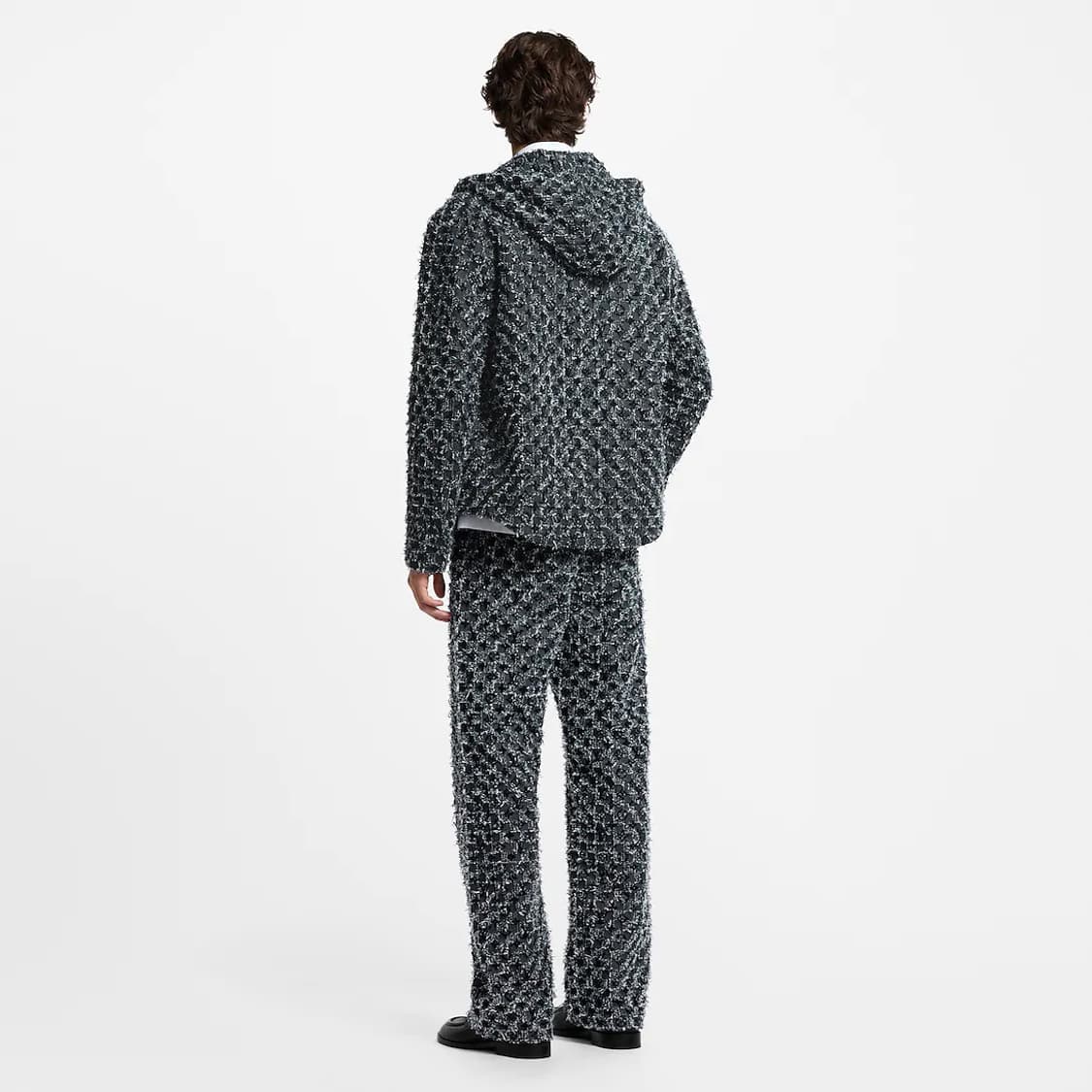 루이비통 플록드 모노그램 데님 바지 스케이트 팬츠 1AHVD6 상품이미지4