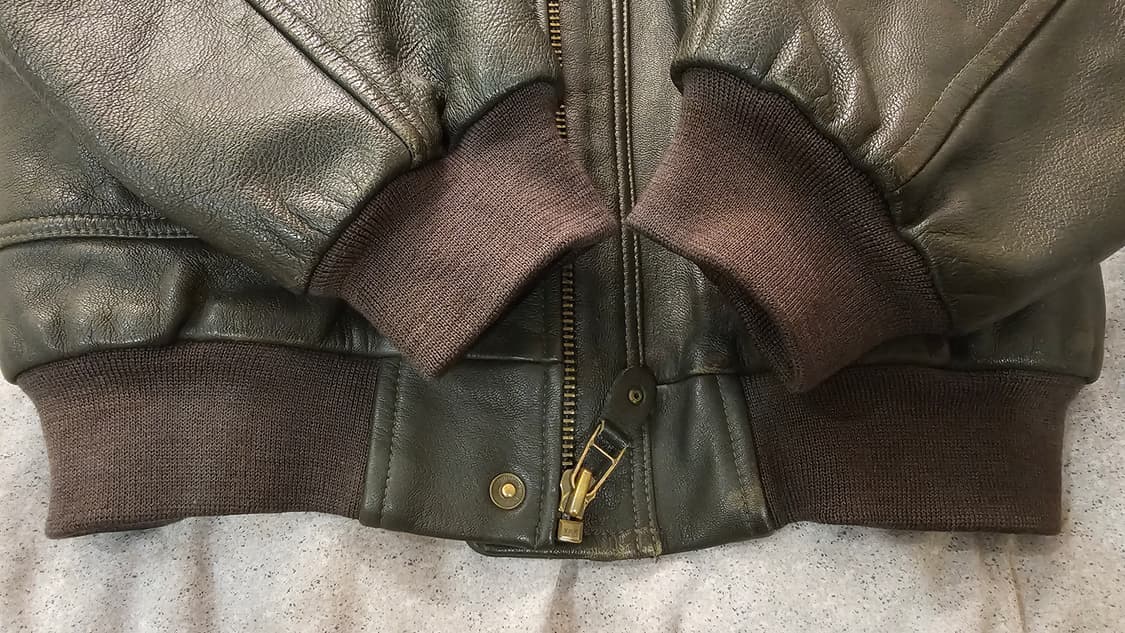 엘엘빈 고트스킨 A-2 레더 자켓(100~105추천) 상품이미지5