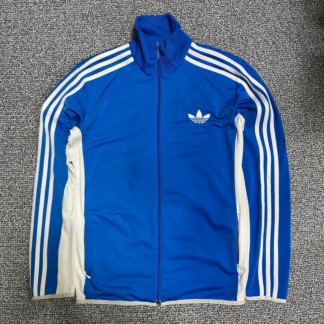 (L추천) 아디다스 블루 화이트 흰파 트랙탑 져지 상품이미지1