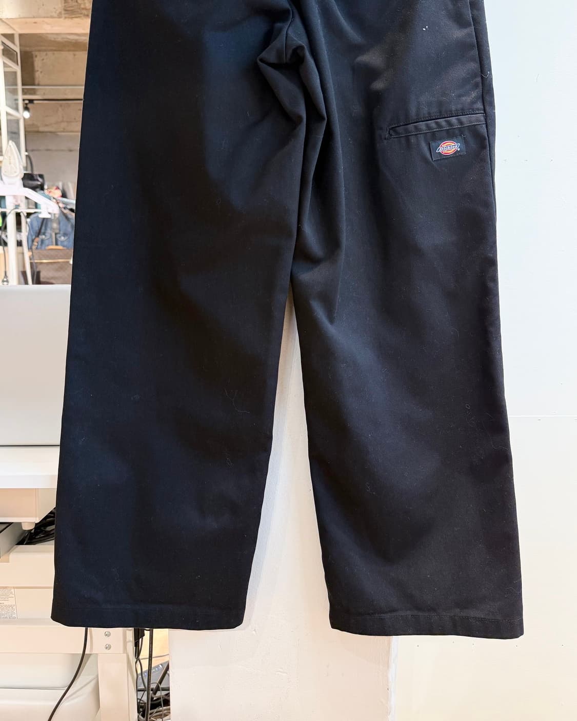 디키즈 블랙 루즈핏 더블 니 워크 팬츠  상품이미지7