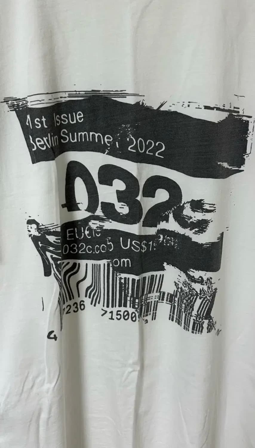 032c 바코드 티셔츠 상품이미지2
