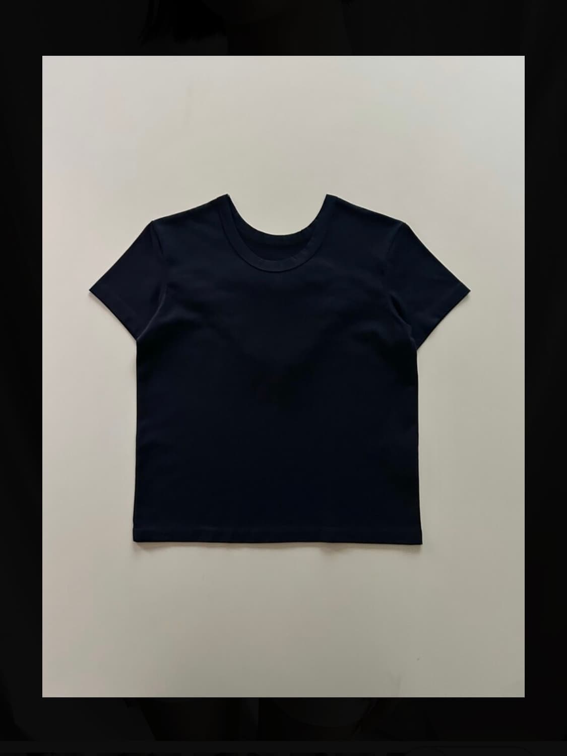 동은 dongeun 레이스 하트 티셔츠 네이비 lace heart t 상품이미지5