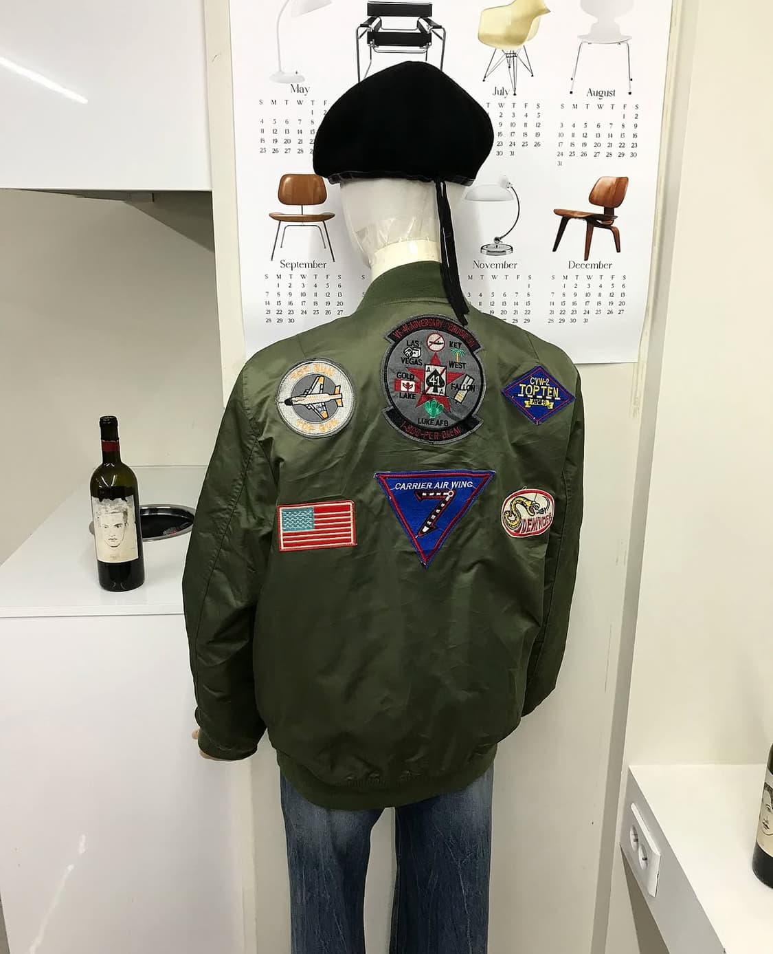 빈티지 패치 ma-1 봄버 자켓 상품이미지10