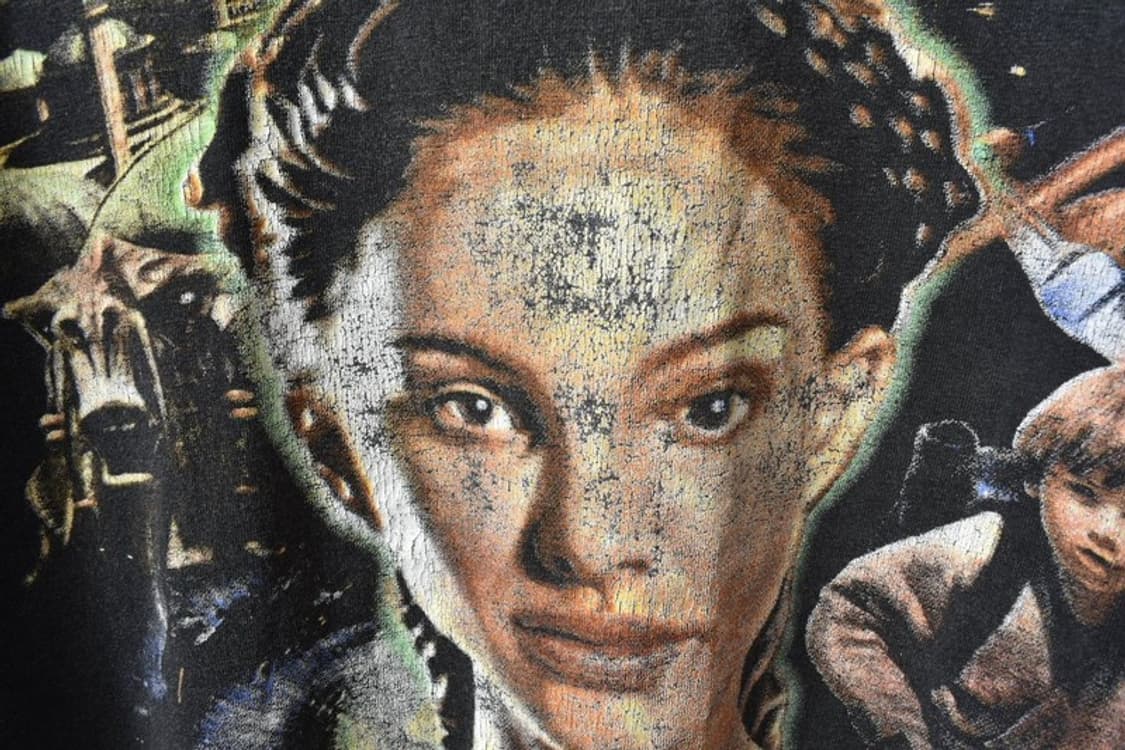 90S USA 스타워즈 반팔티 L M0276 상품이미지5