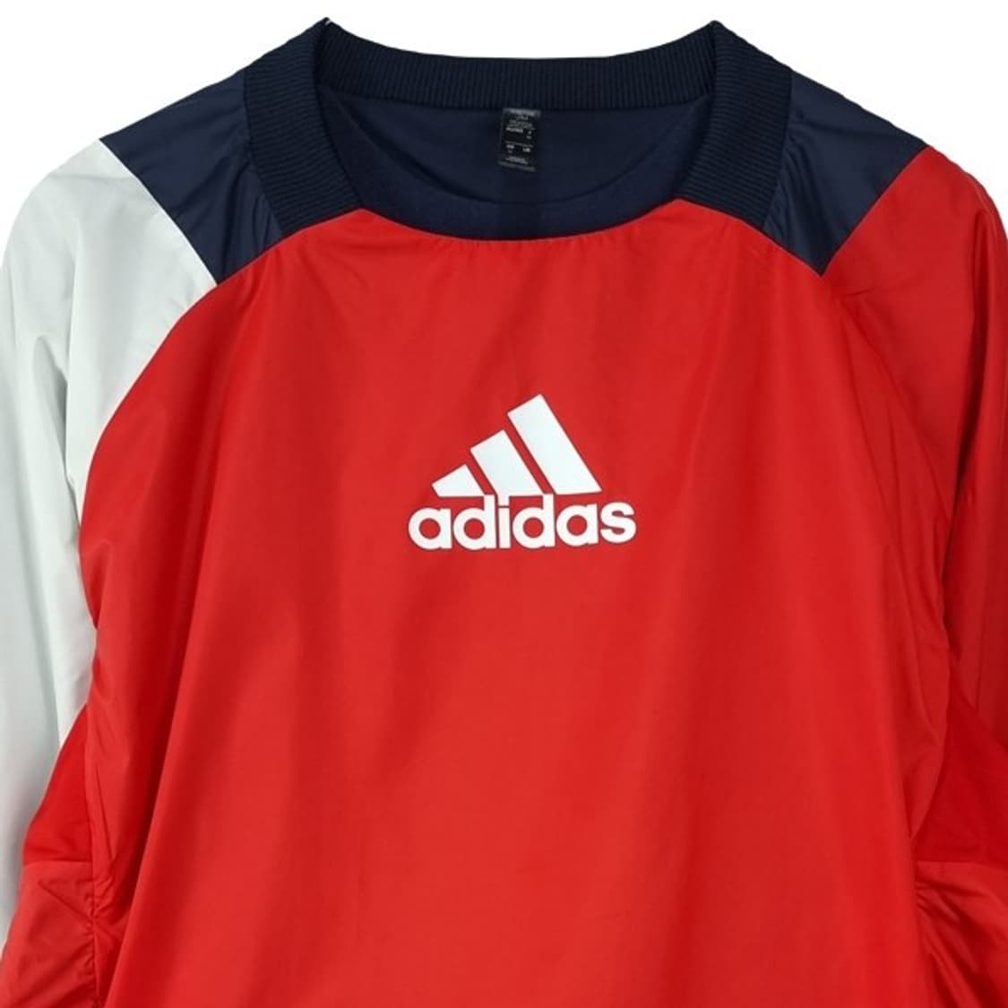 [아디다스] 로고 프린팅 컬러블럭 배색 풀오버 바람막이 웜업 M20286 상품이미지4