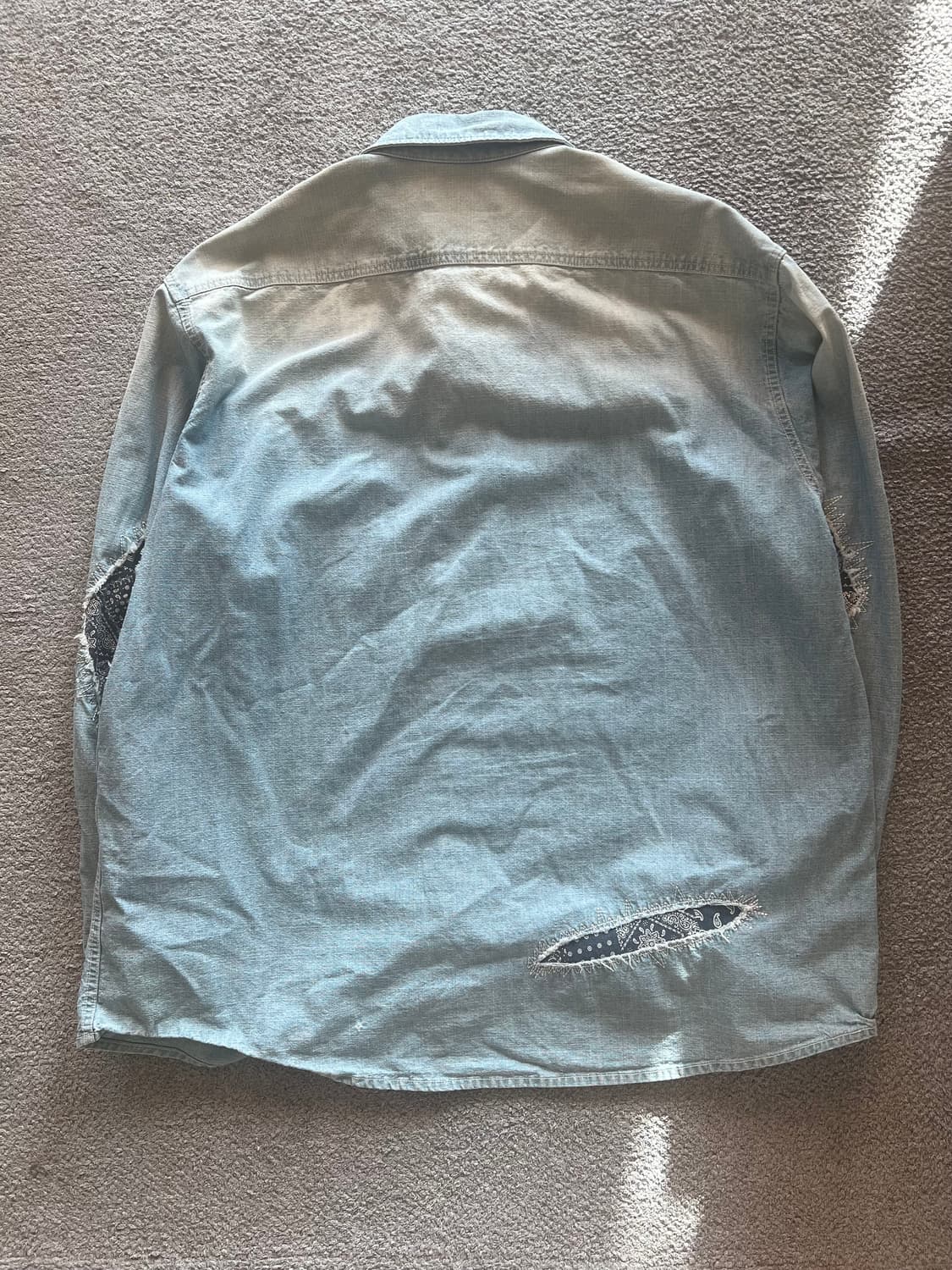 피어스 반다나 데님 셔츠 상품이미지3