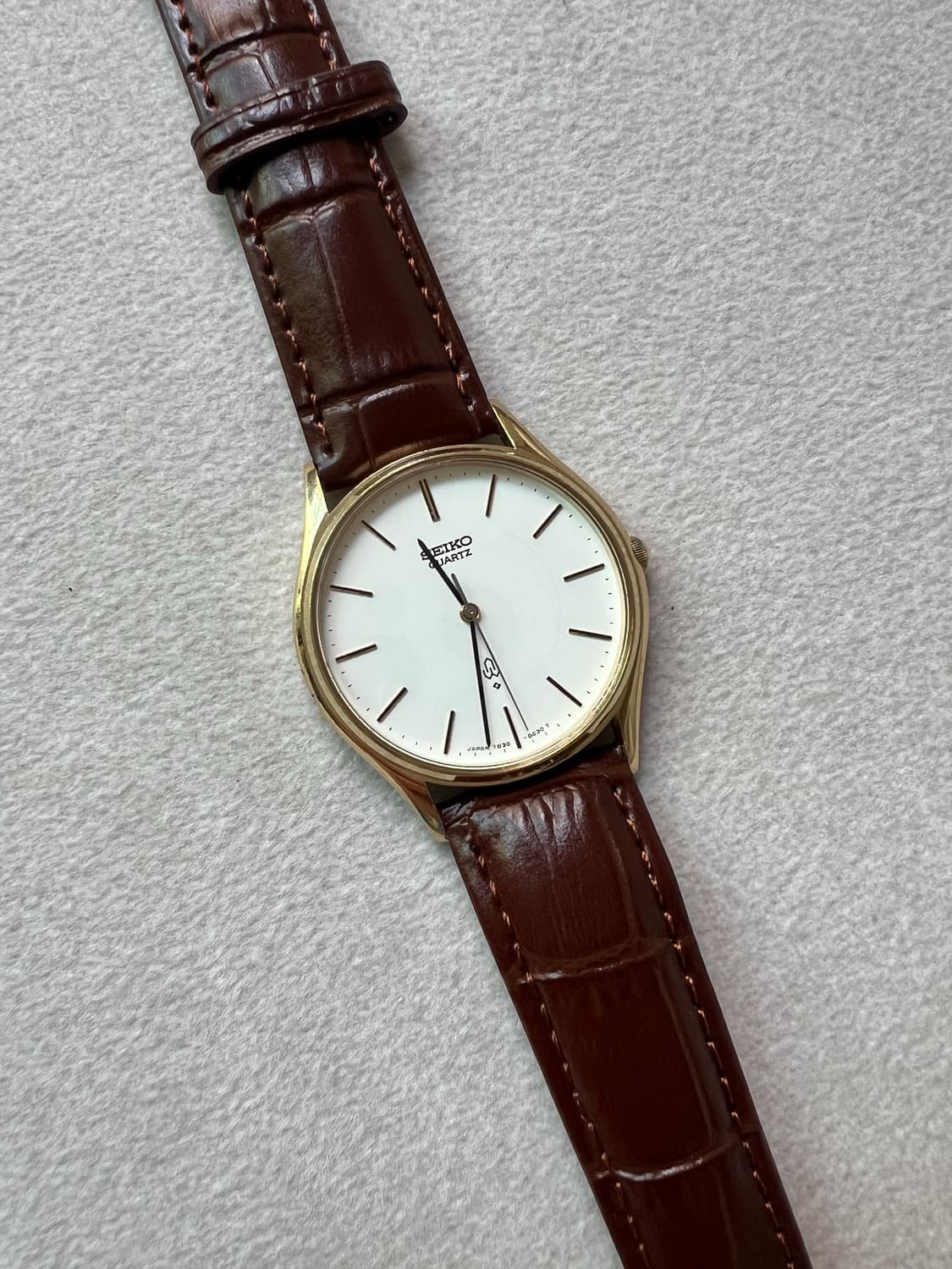세이코 쿼츠 골드 빈티지 7830-8030 상품이미지4