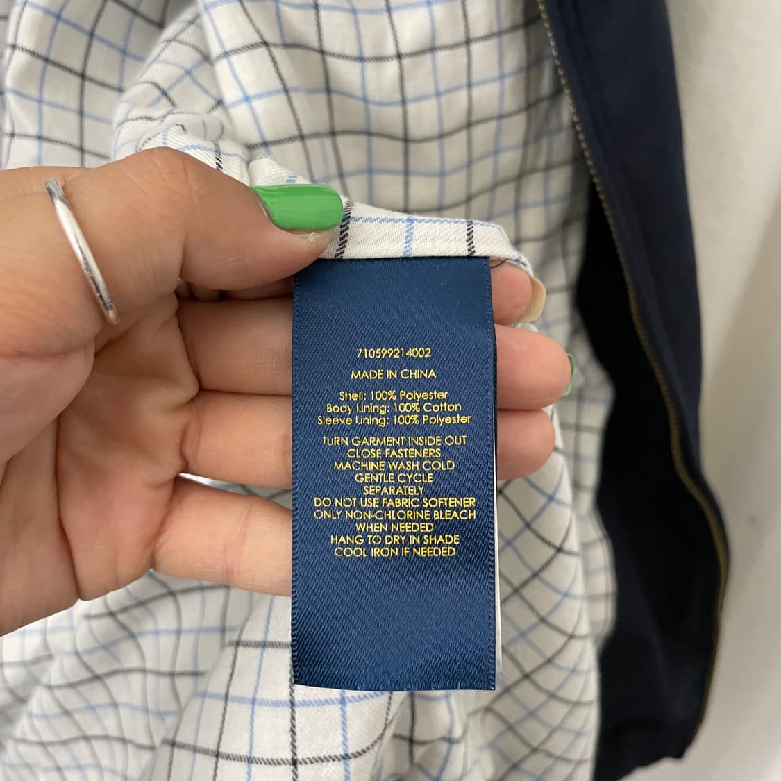 폴로 네이비 폴리쉘 자켓 상품이미지8