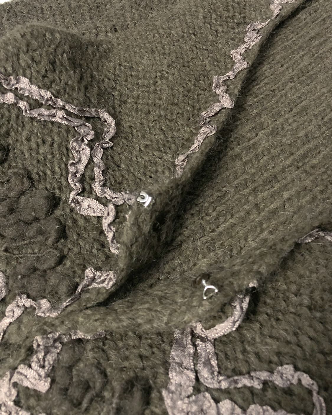 Vintage 브라운 가디건 상품이미지7