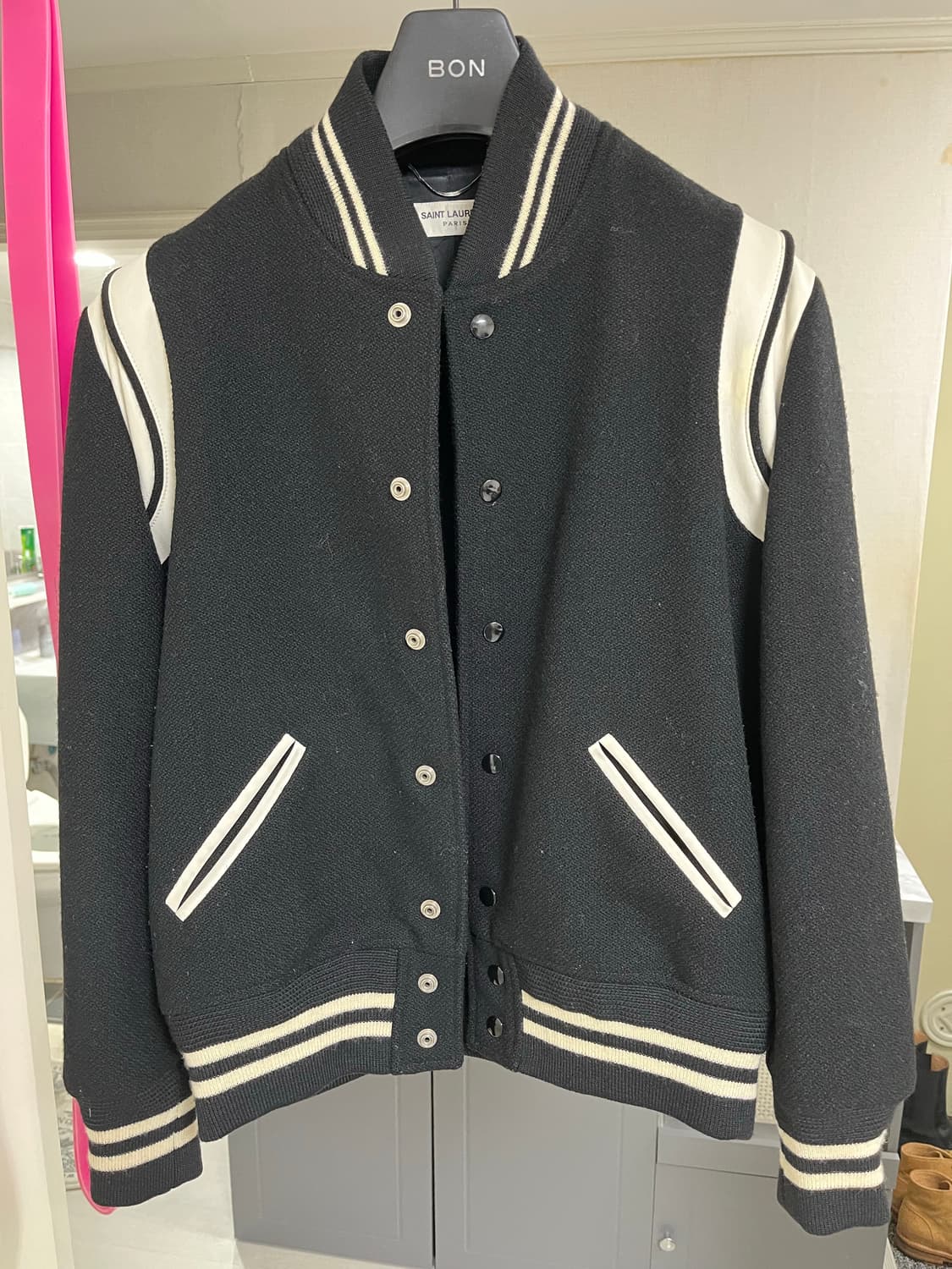 생로랑 / 테디 자켓 / 블랙 / 48 상품이미지5