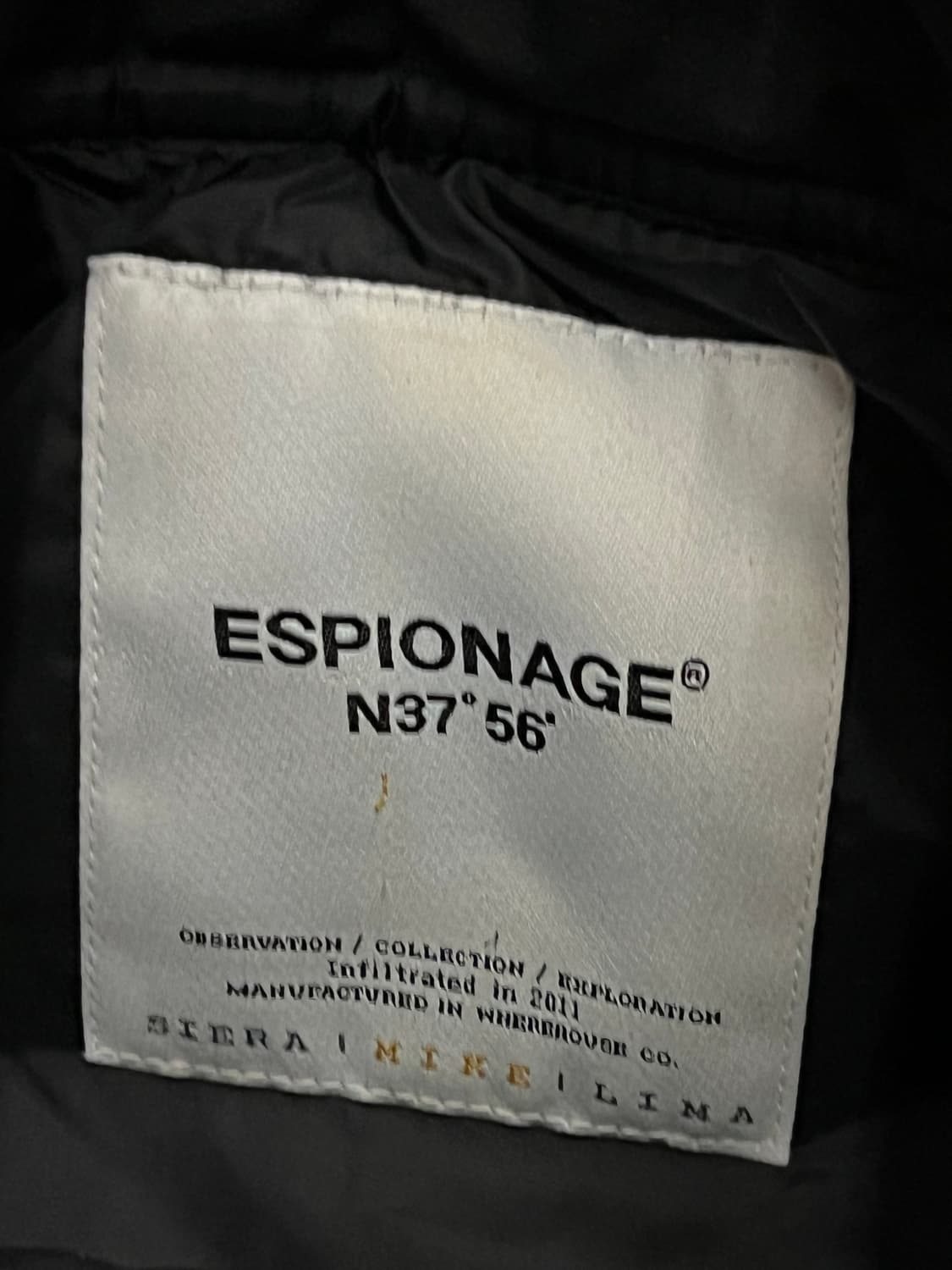 에스피오나지 패디드 자켓 처분  상품이미지3