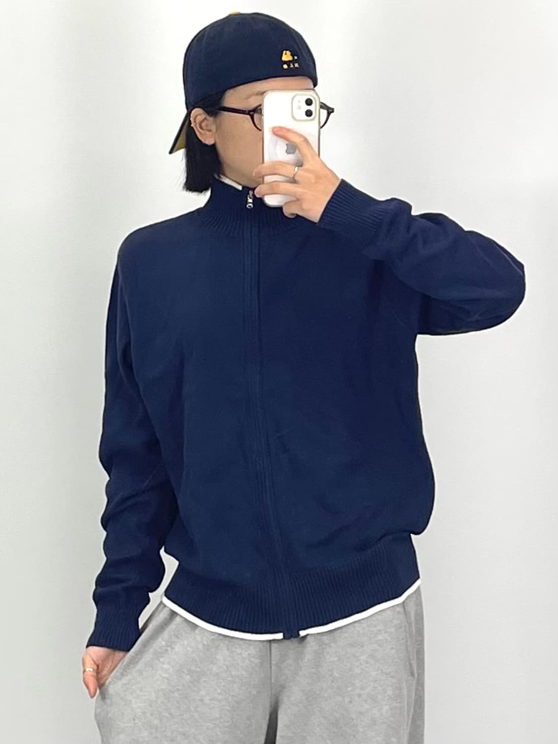  [L]폴로 골프 네이비 집업 CK9803 상품이미지2