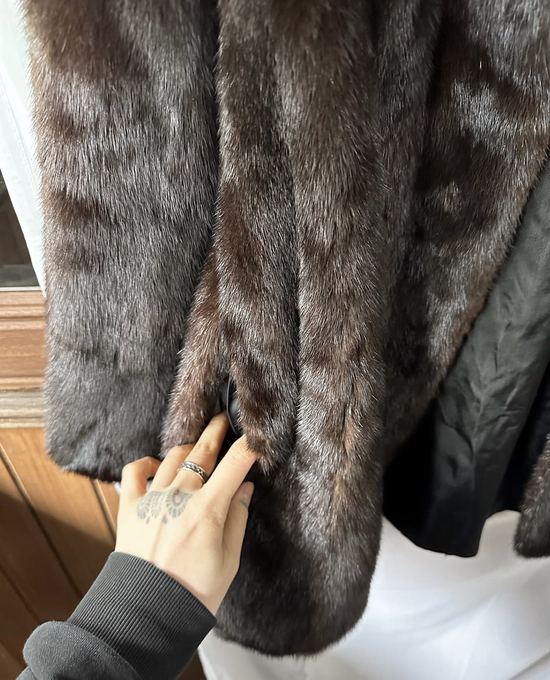 JPV high-neck fur jacket 상품이미지10