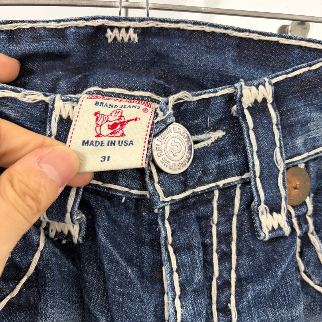 트루릴리전 부츠컷 데님 팬츠 상품이미지8