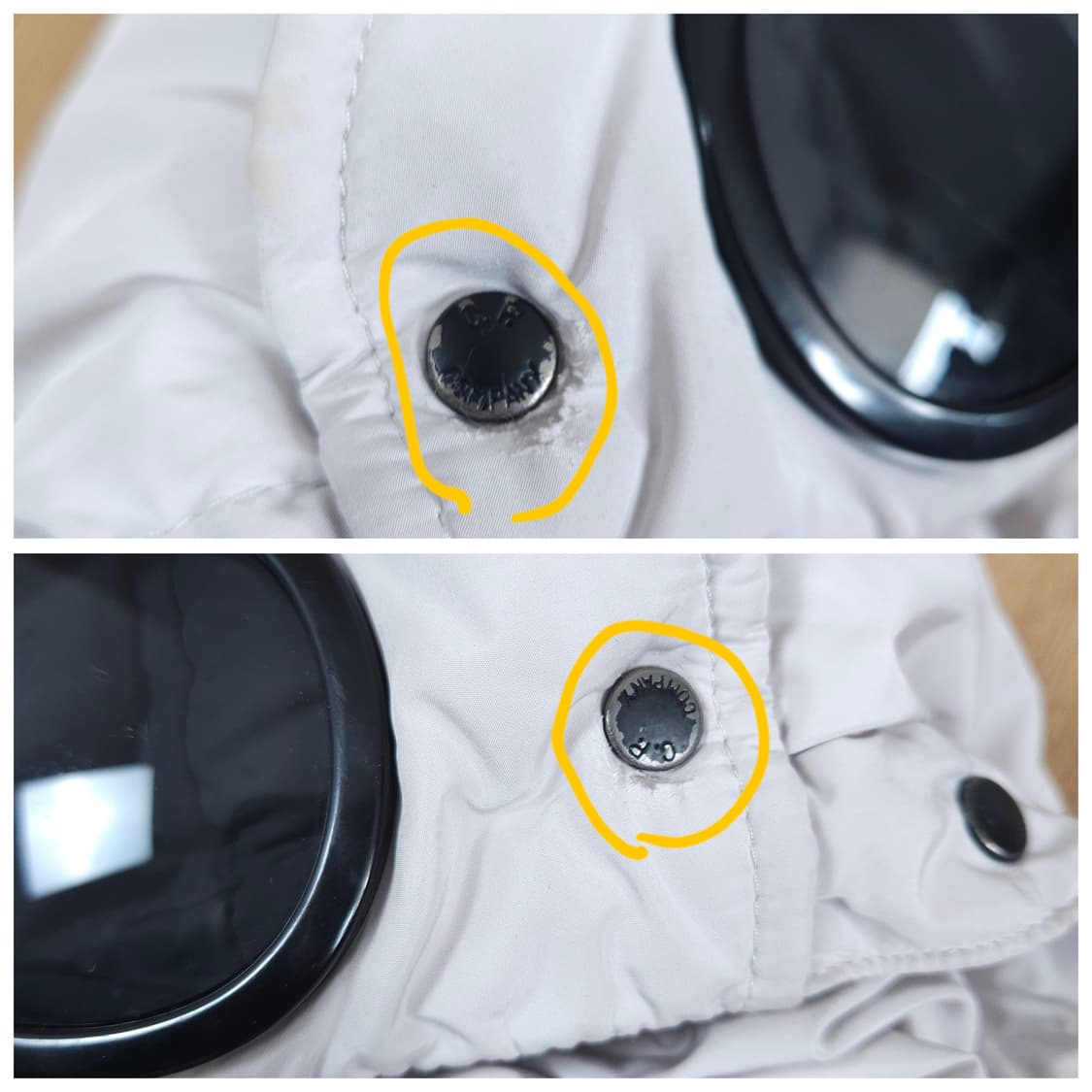 CP컴퍼니 구스패딩 조끼 고글 후드 베스트 100 상품이미지6