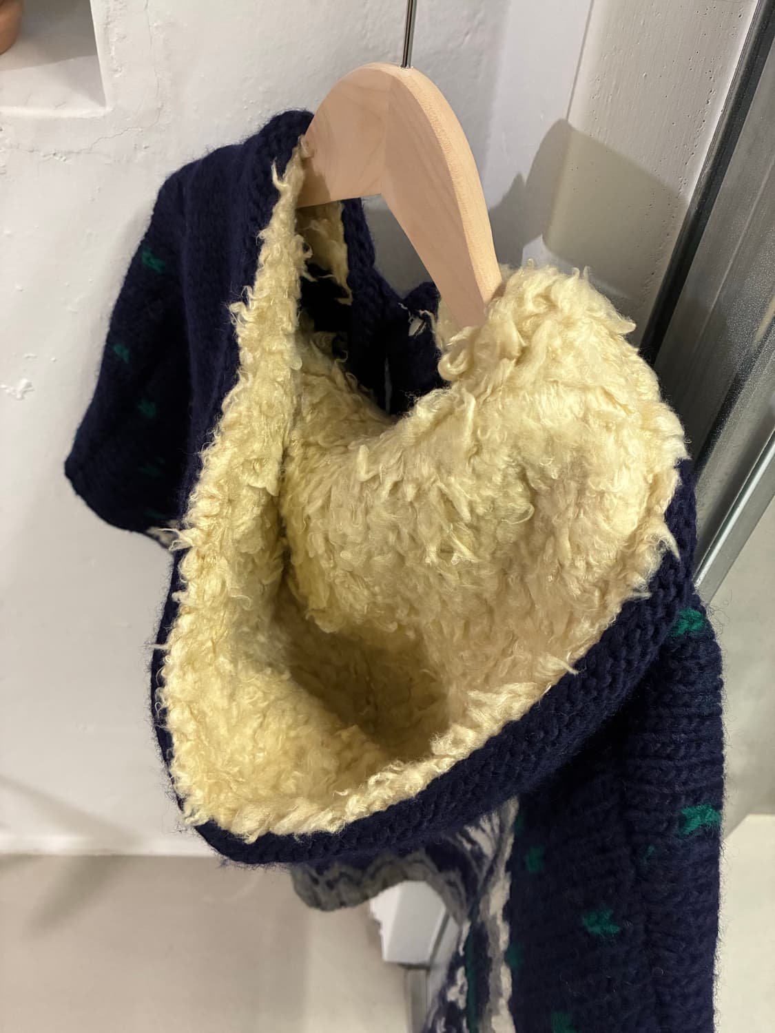 스나오 쿠와하라 니트 판초 상품이미지7