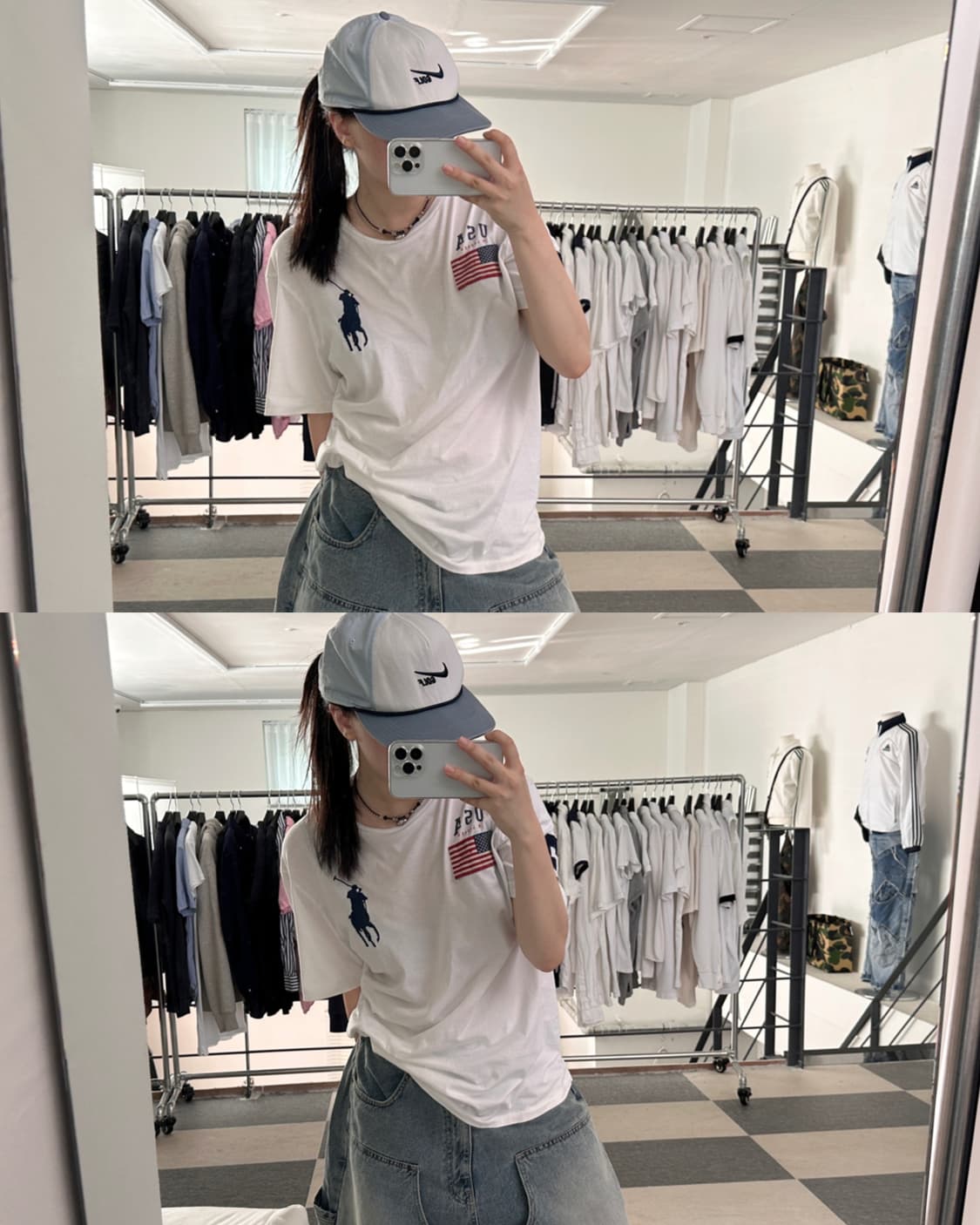폴로 랄프로렌 빅포니 USA 성조기 반팔 티셔츠 상품이미지9