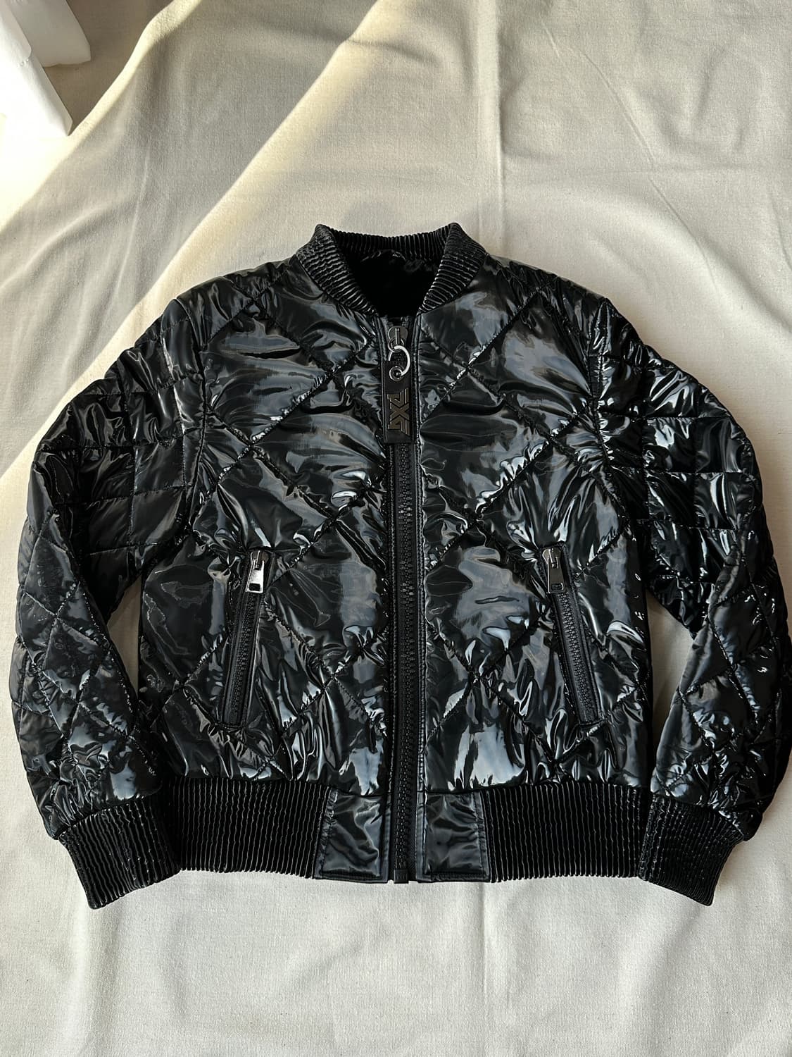 PXG 여성 다이아 퀼팅 퍼안감 유광 패딩 95 상품이미지1