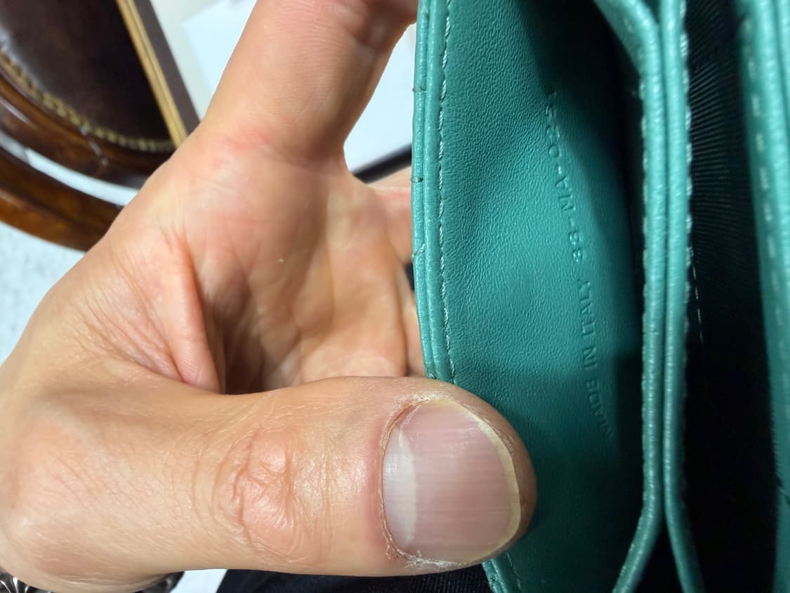 디올 정품 아코디언카드지갑 민트색상 백화점 구매 싸게팝니다.!! 상품이미지6