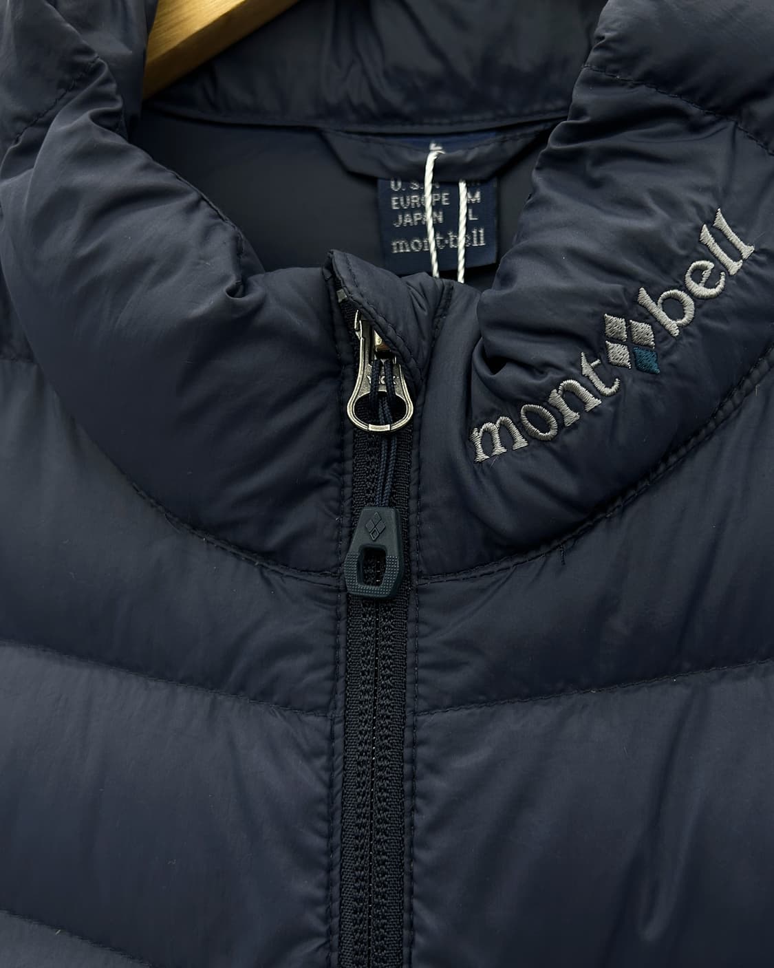 몽벨 Montbell 제나 덕다운 숏패딩 네이비 상품이미지4