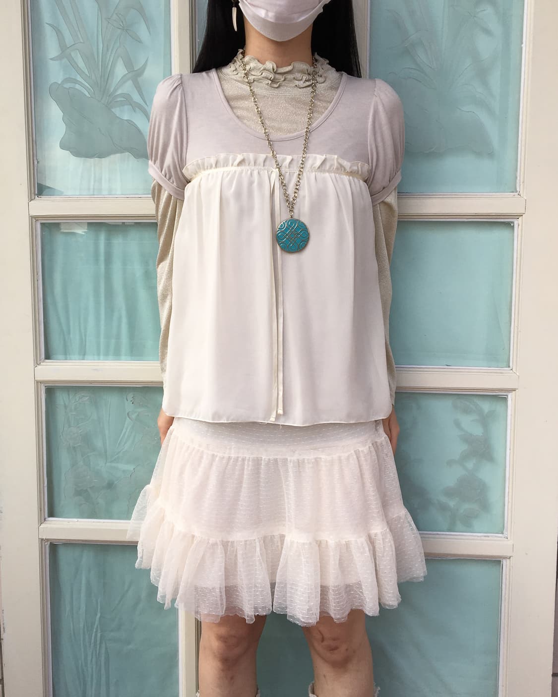 Layered point t shirt 상품이미지1