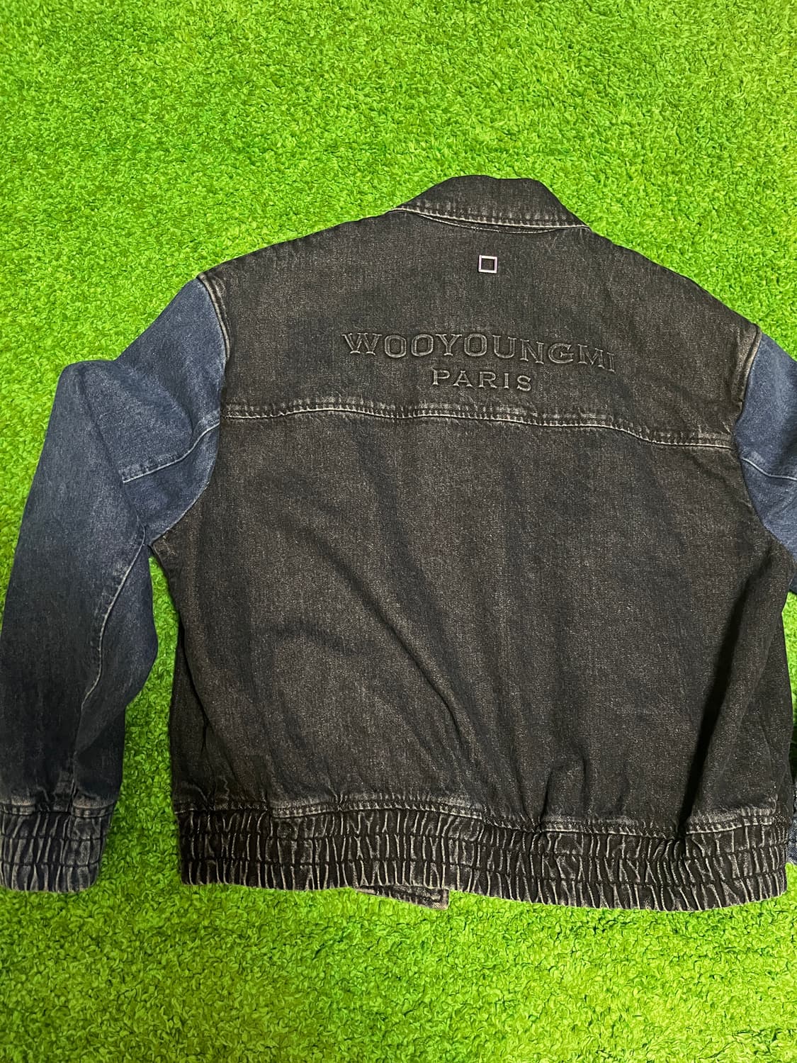 우영미 데님 바시티 자켓 상품이미지4