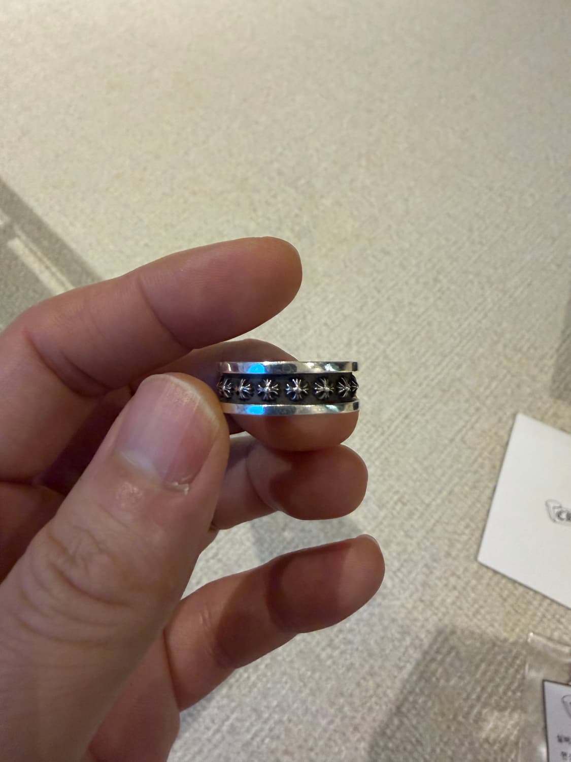 [US5.5 한국 10호] 크롬하츠 미니플러스링  상품이미지7