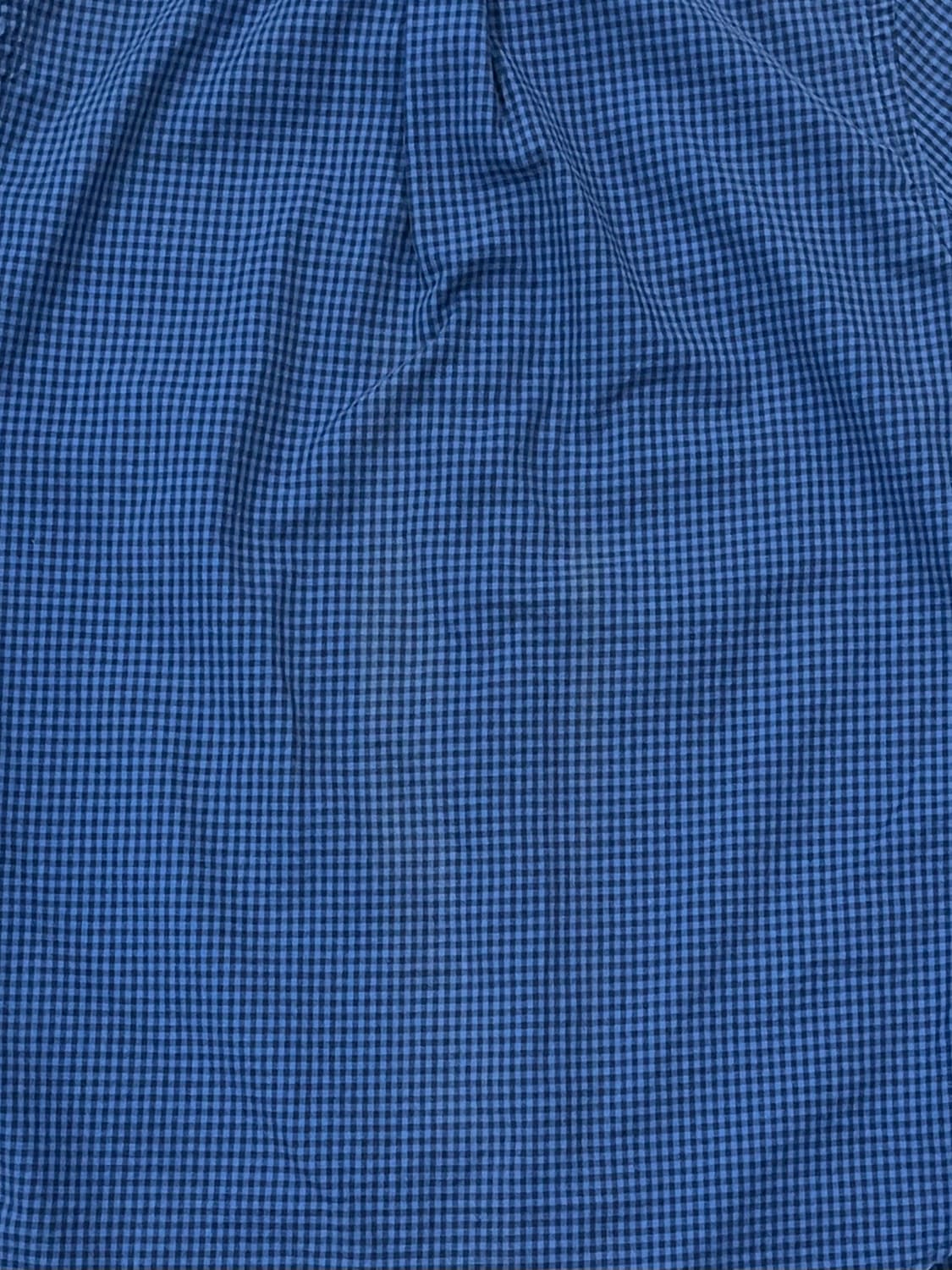 아베크롬비 깅엄 체크 셔츠 블루 M #csz1846 상품이미지6