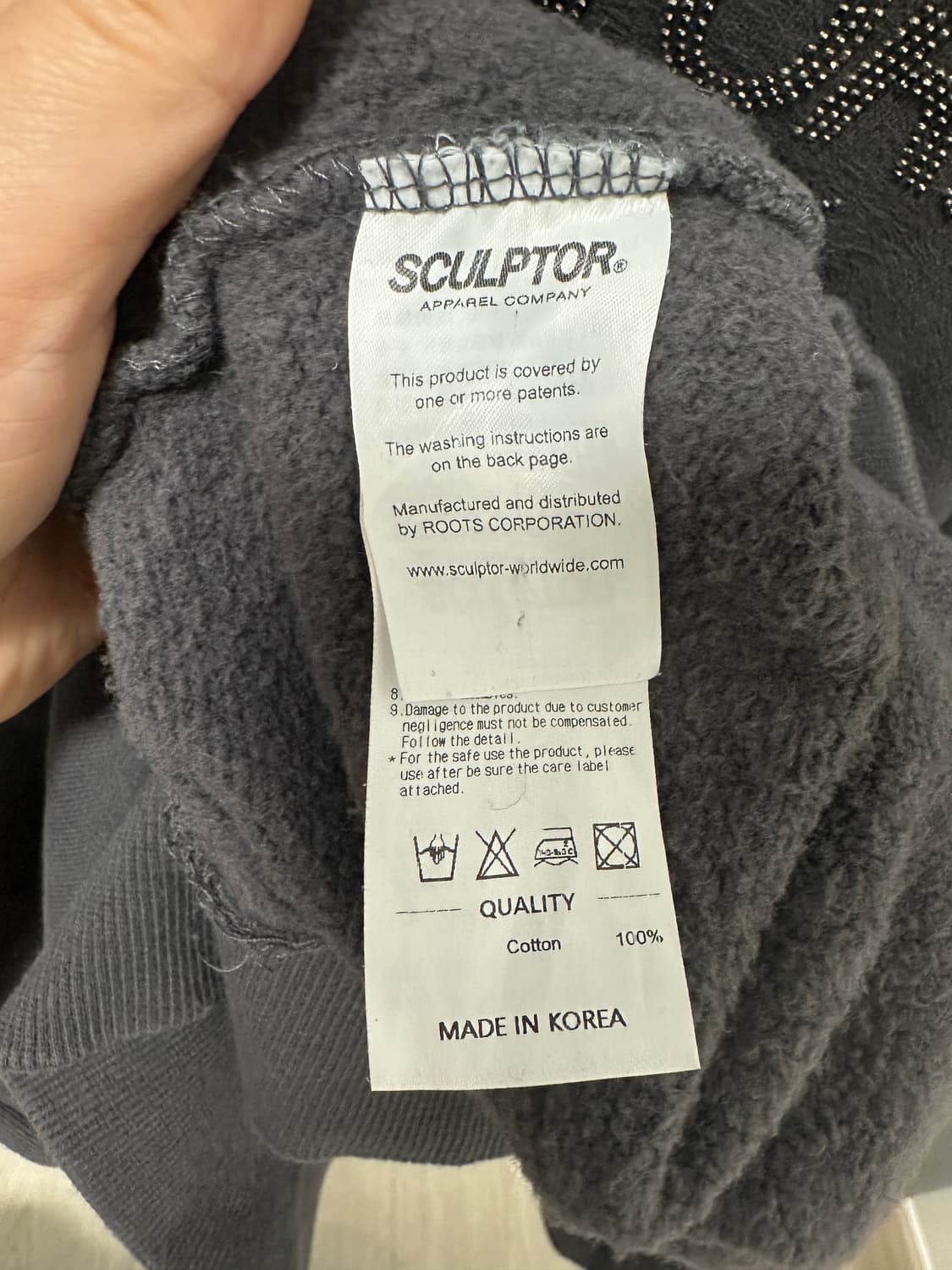 Hotfix Logo Hoodie_Charcoal 상품이미지6