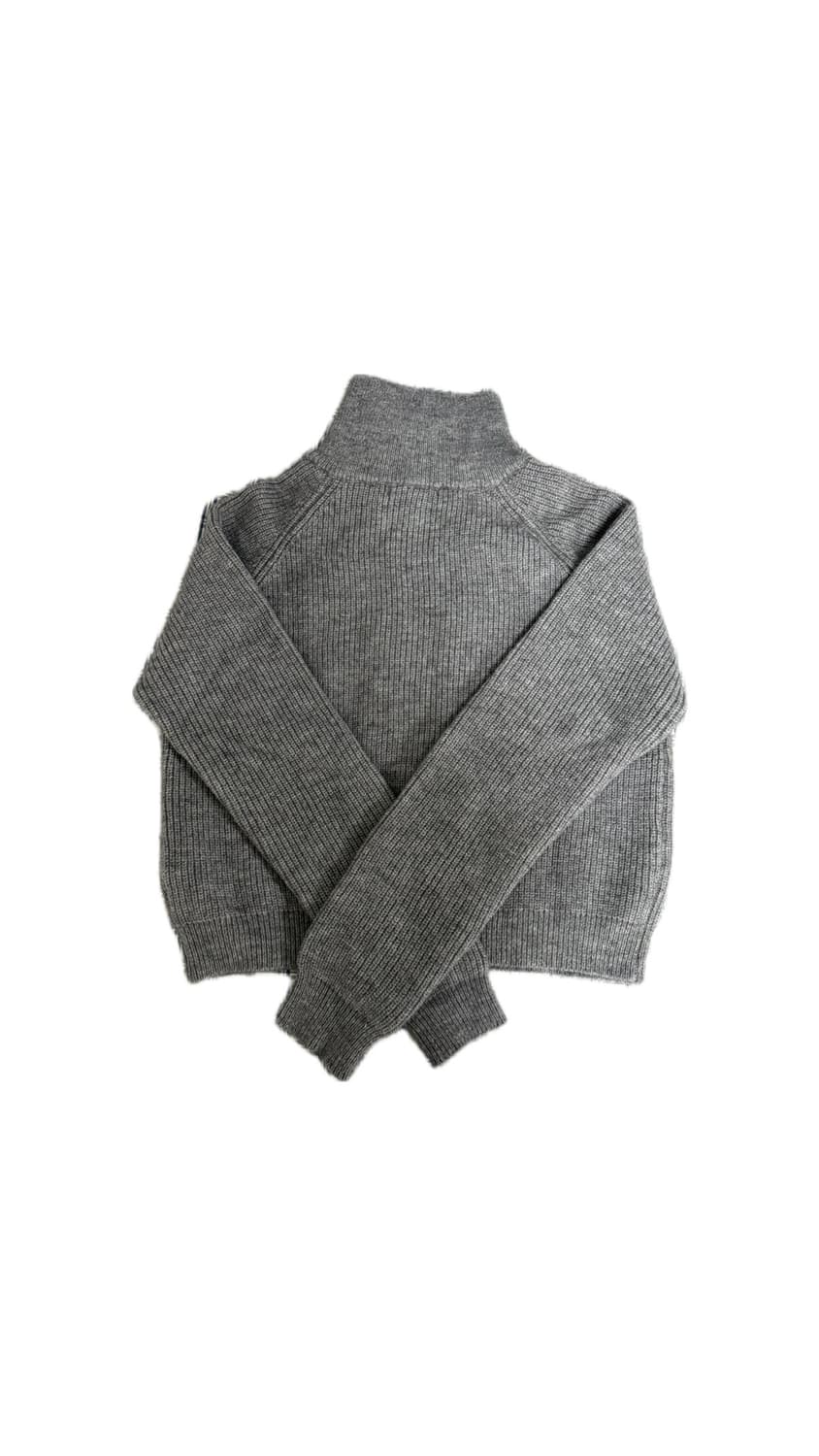 골지 투웨이 니트 집업 상품이미지2