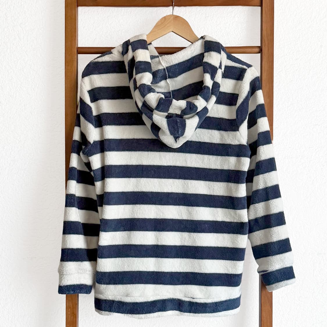 마을 산책 스트라이프 후드 집업 상품이미지8