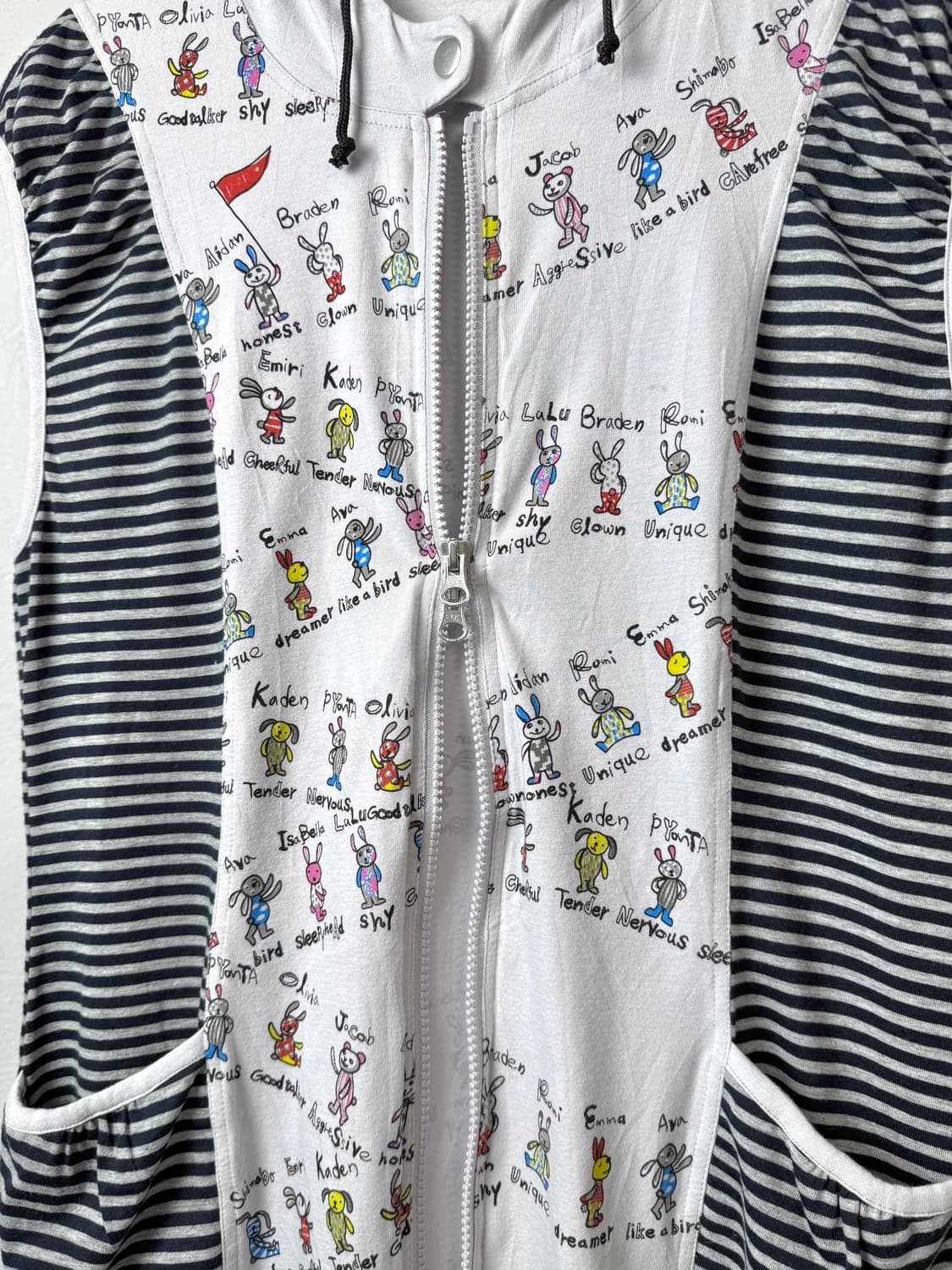 Via Faburrica 투웨이 후드 집업 베스트 상품이미지3