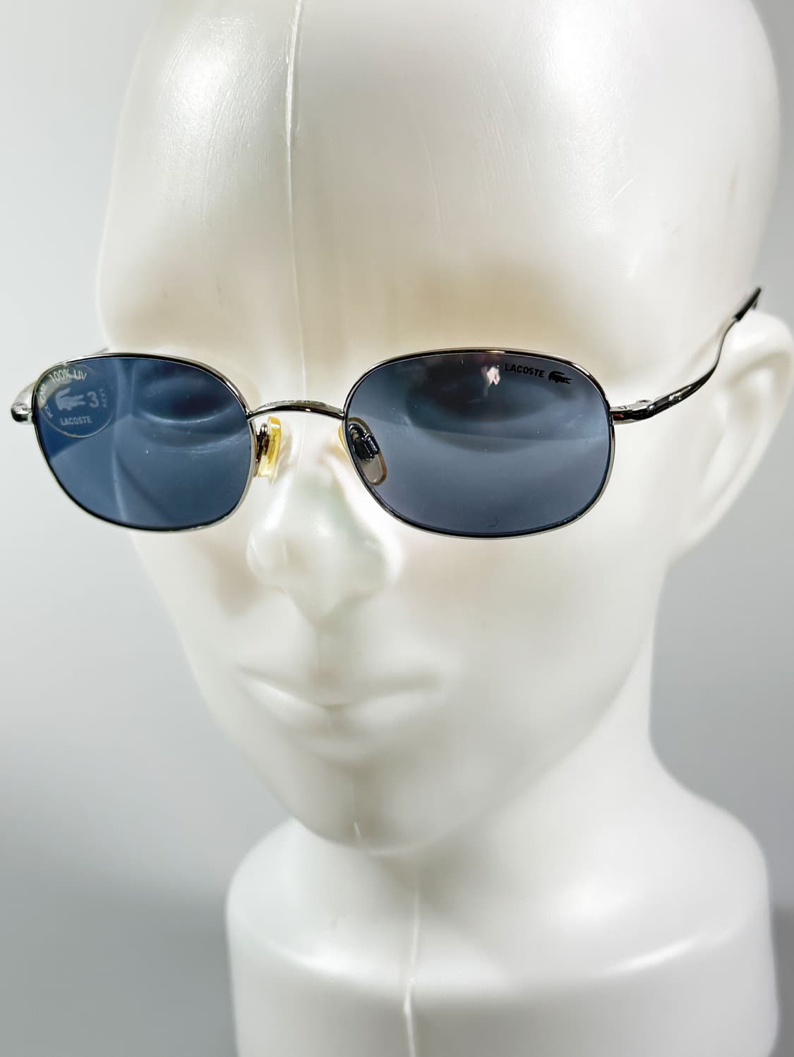 90s LACOSTE 건메탈 슬림스퀘어 빈티지 선글라스 상품이미지9
