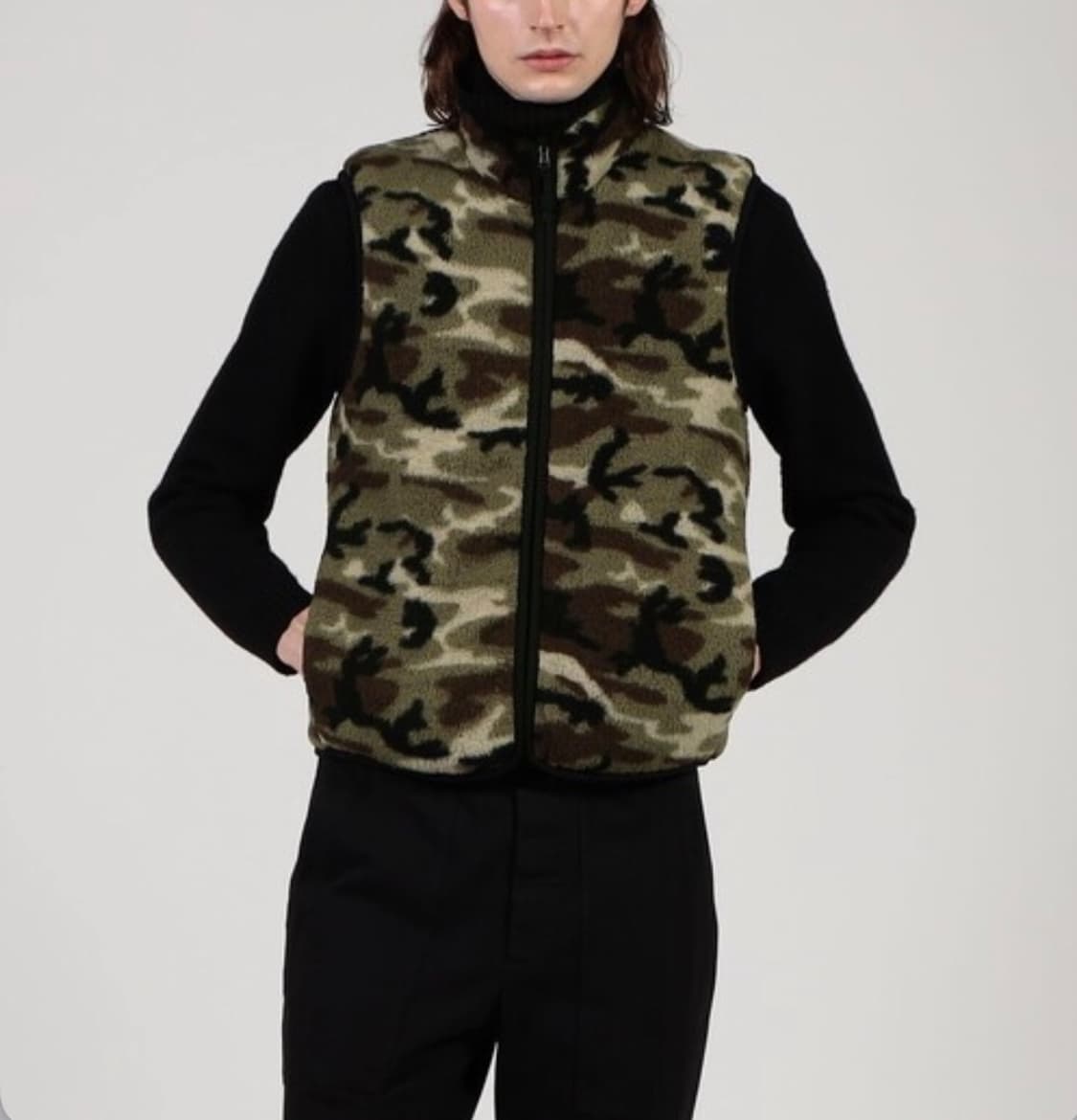 (정품/새상품) 제임스펄스 요세미티 남성 카모 쉐르파 베스트 상품이미지2