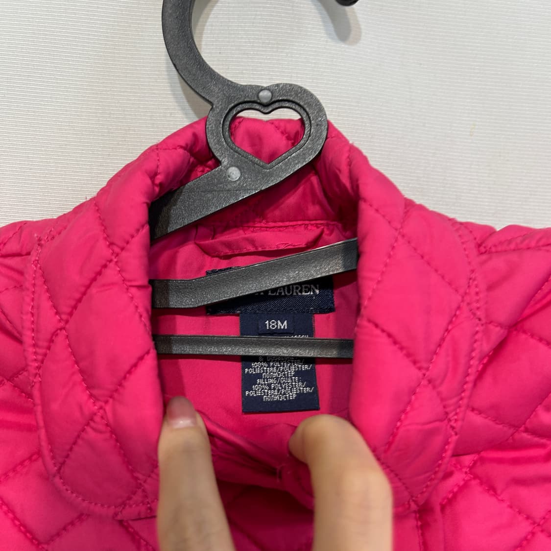 폴로 랄프로렌 키즈 퀄팅 자켓 18M 상품이미지2
