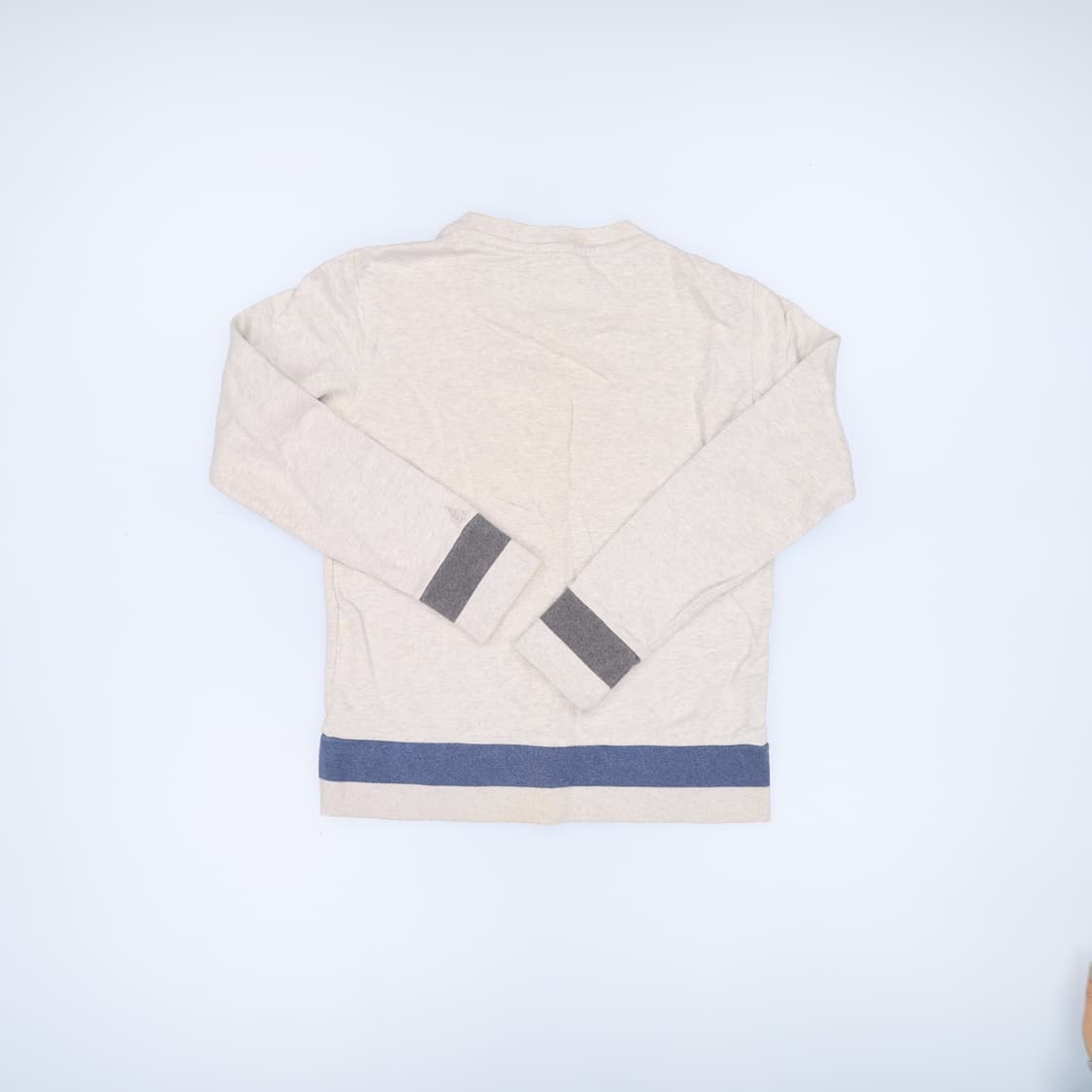 [100] 빈폴 배색 라운드 맨투맨 긴팔티 0112J 상품이미지2