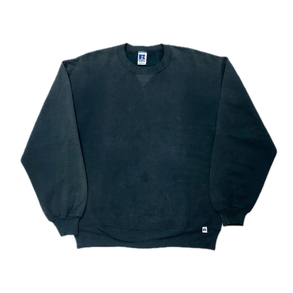 90년대 미제 러셀 에슬레틱 스웻셔츠 블랙  상품이미지1